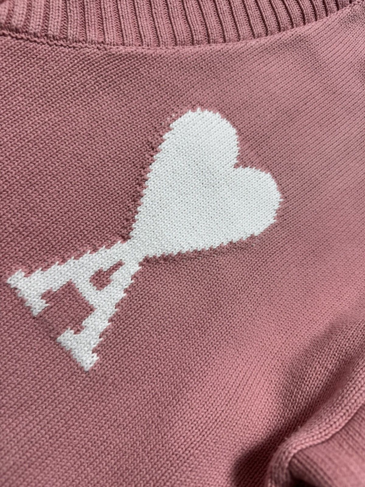 AMI AMI Paris Love Big Logo Women’s Cardigan Sweater Luxury Size M / US 6-8 / IT 42-44 - 5 Thumbnail