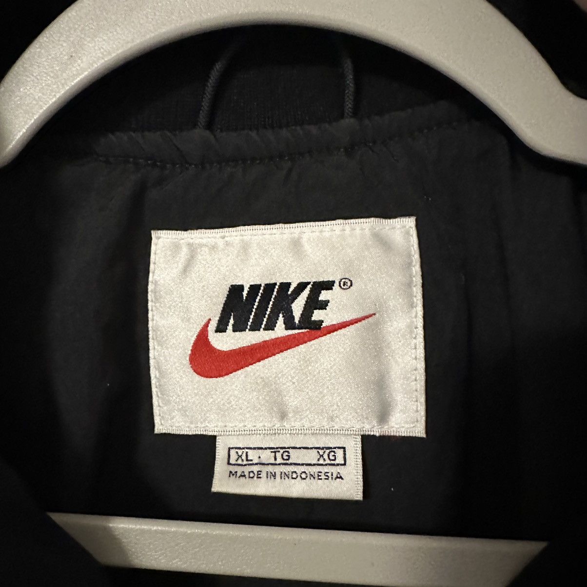 Nike Vintage 1990s Nike Stand Collar Anorak Windbreaker Jacket Size US XL / EU 56 / 4 - 4 Thumbnail