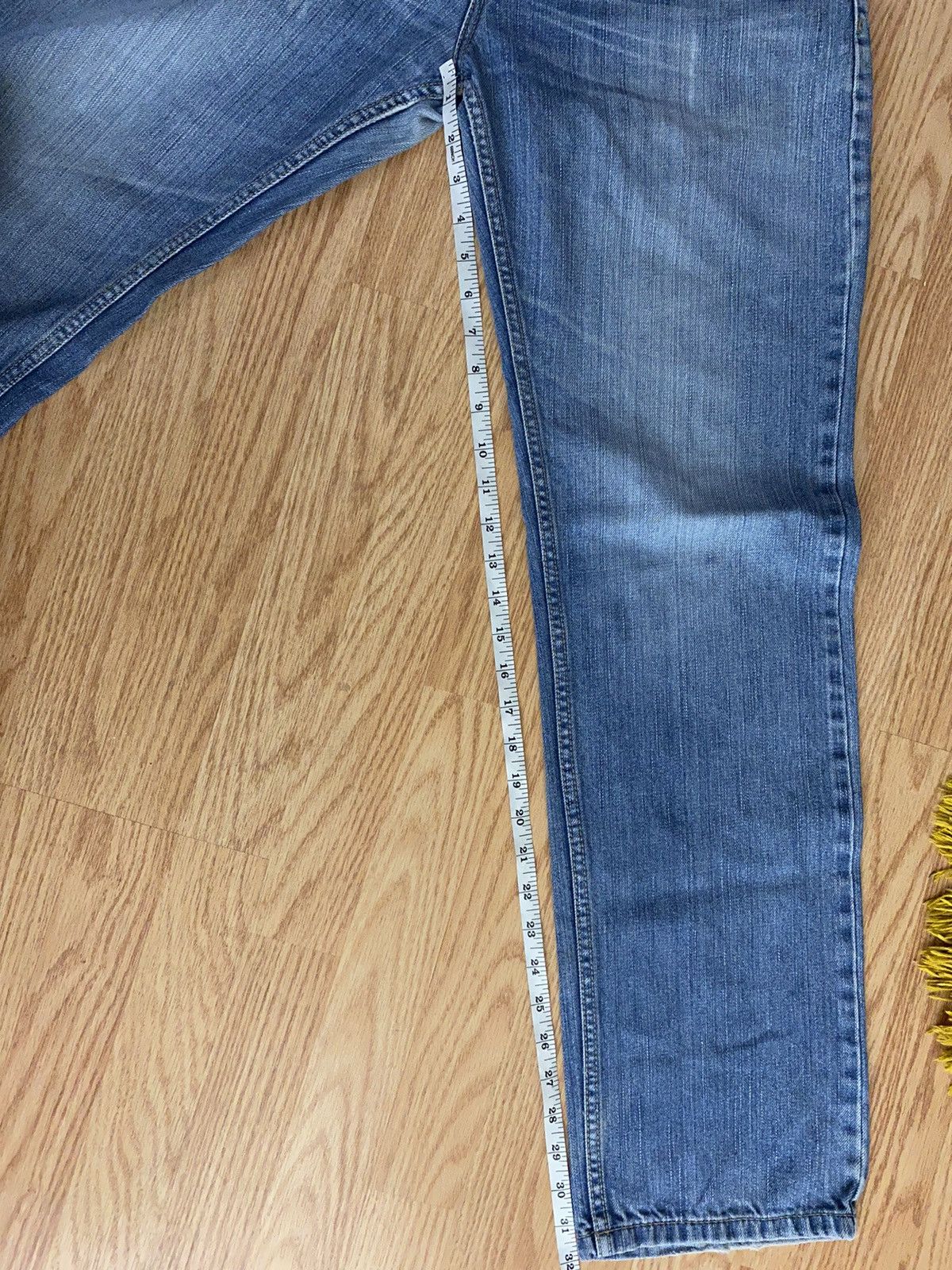 Designer × Versace × Vintage Versace Jeans Signature Blue Denim Jeans Back Embroidery Size US 32 / EU 48 - 16 Thumbnail