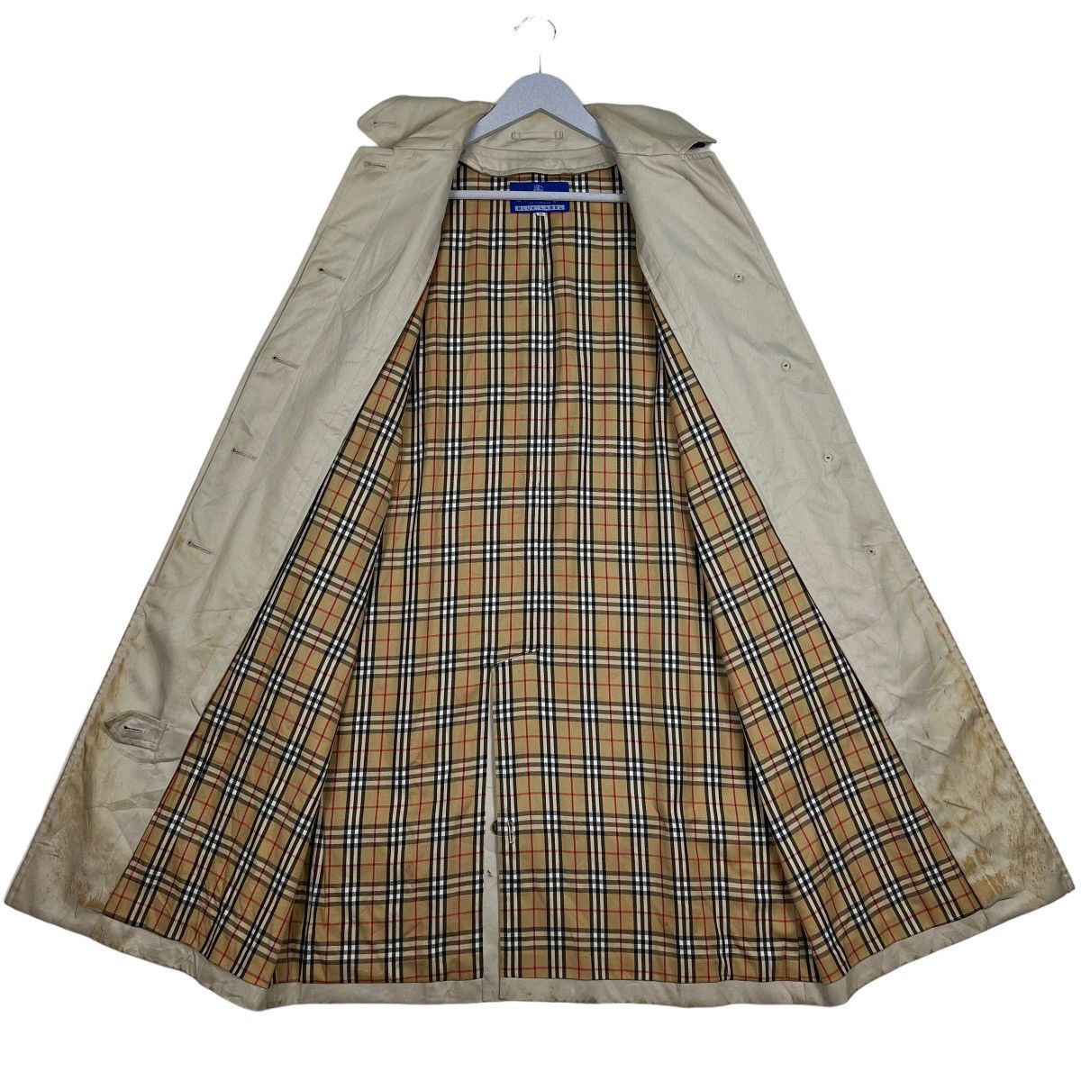 Burberry 🔥 BURBERRY BLUE LABEL NOVA CHECK TRENCH COAT Size M / US 6-8 / IT 42-44 - 11 Thumbnail