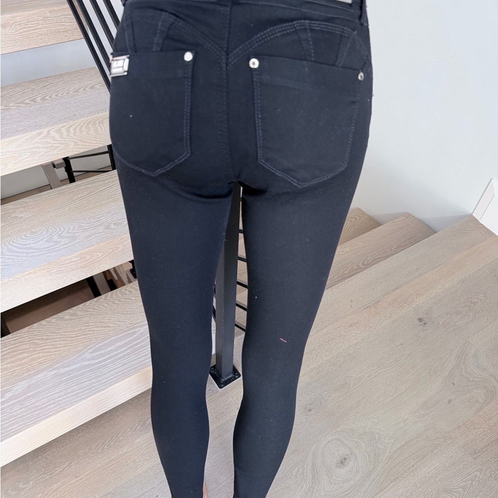 Other Pitbull Stylish Black High-Waisted Butt-Lifting Jeans size 0 Size 25" / US 0 / IT 36 - 12 Thumbnail