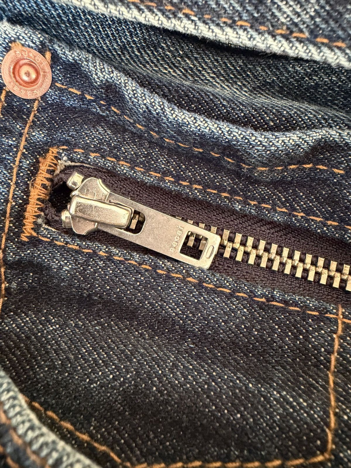 Sacai Sacai Blue Denim Jeans Size US 30 / EU 46 - 4 Thumbnail