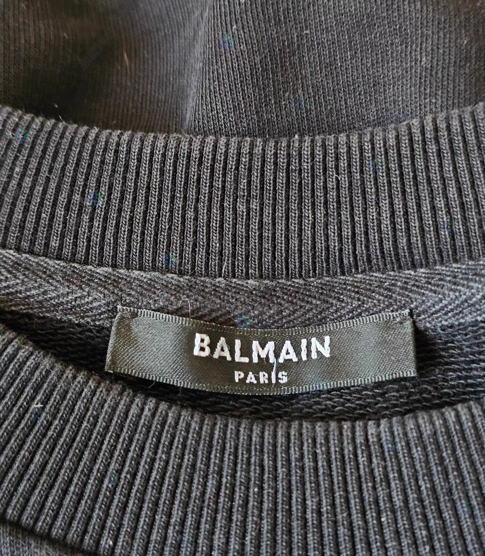 Balmain Balmain Men's Crew Neck Sweatshirt Q4 Size US M / EU 48-50 / 2 - 4 Thumbnail