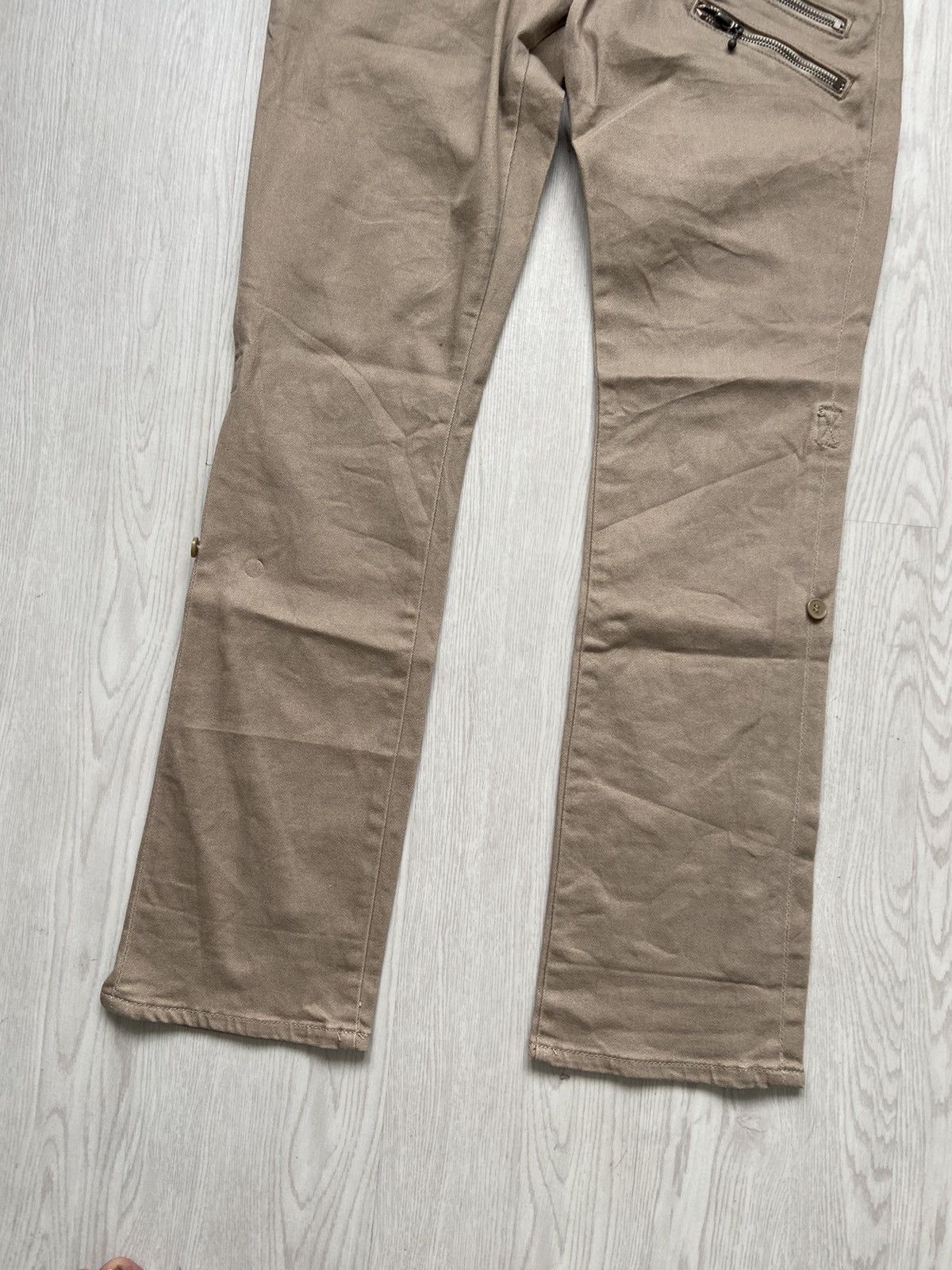 If Six Was Nine × Le Grande Bleu (L.G.B.) Vintage 2000’s Double Waist Zipper Flat Pocket Pants Size US 30 / EU 46 - 2 Thumbnail