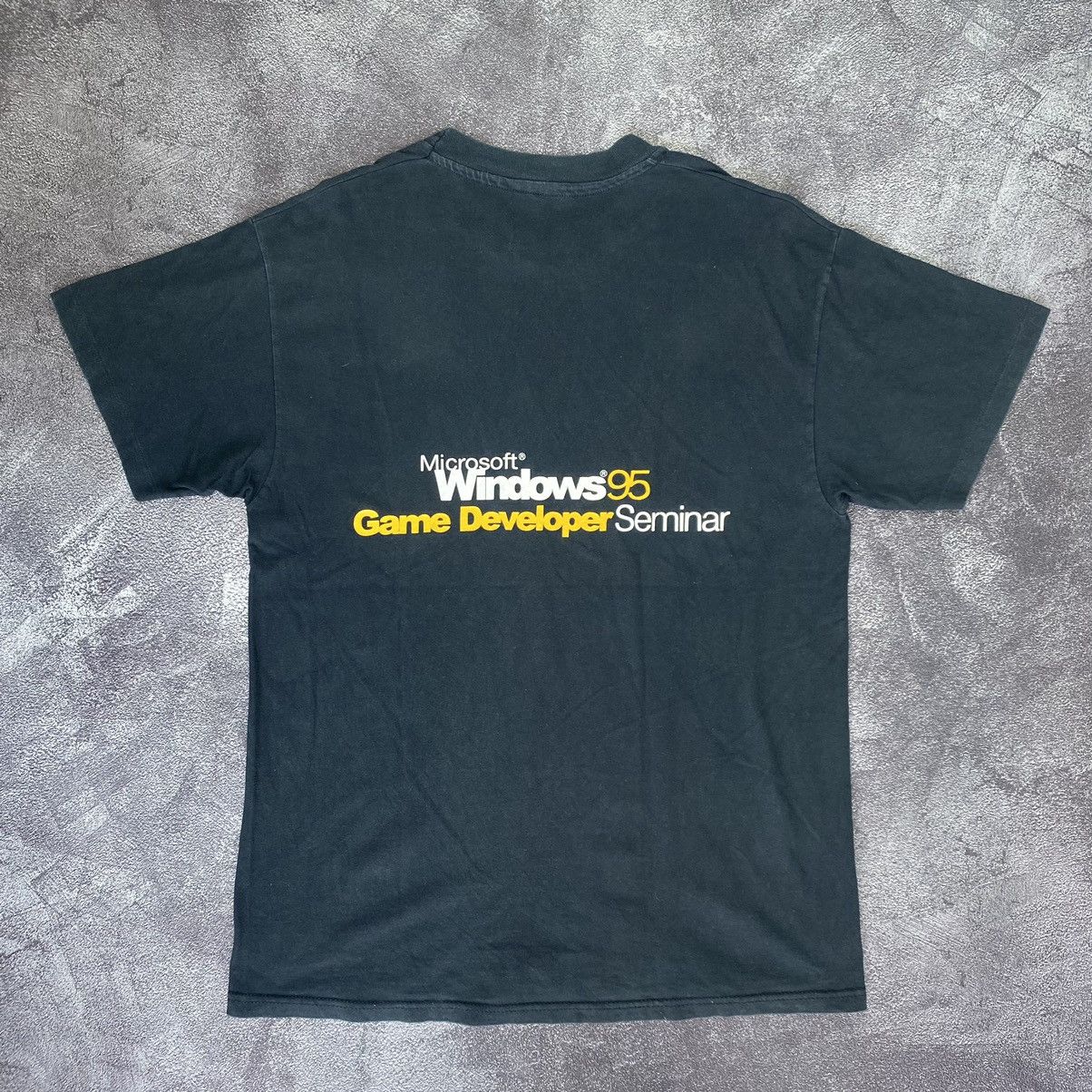 The Game VINTAGE MICROSOFT WINDOWS 95 GAME DEVELOPER TEE Size US L / EU 52-54 / 3 - 4 Thumbnail