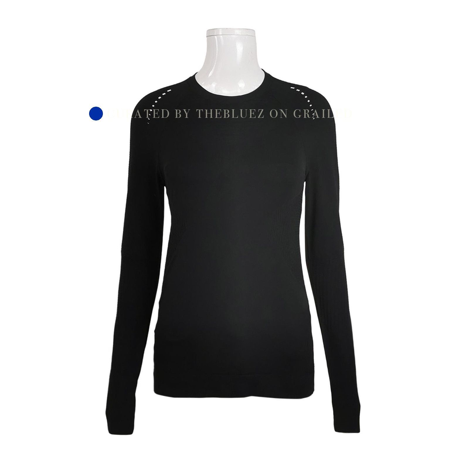 Prada Black Knit Sweater with Logo Patch Size US S / EU 44-46 / 1 - 1 Thumbnail