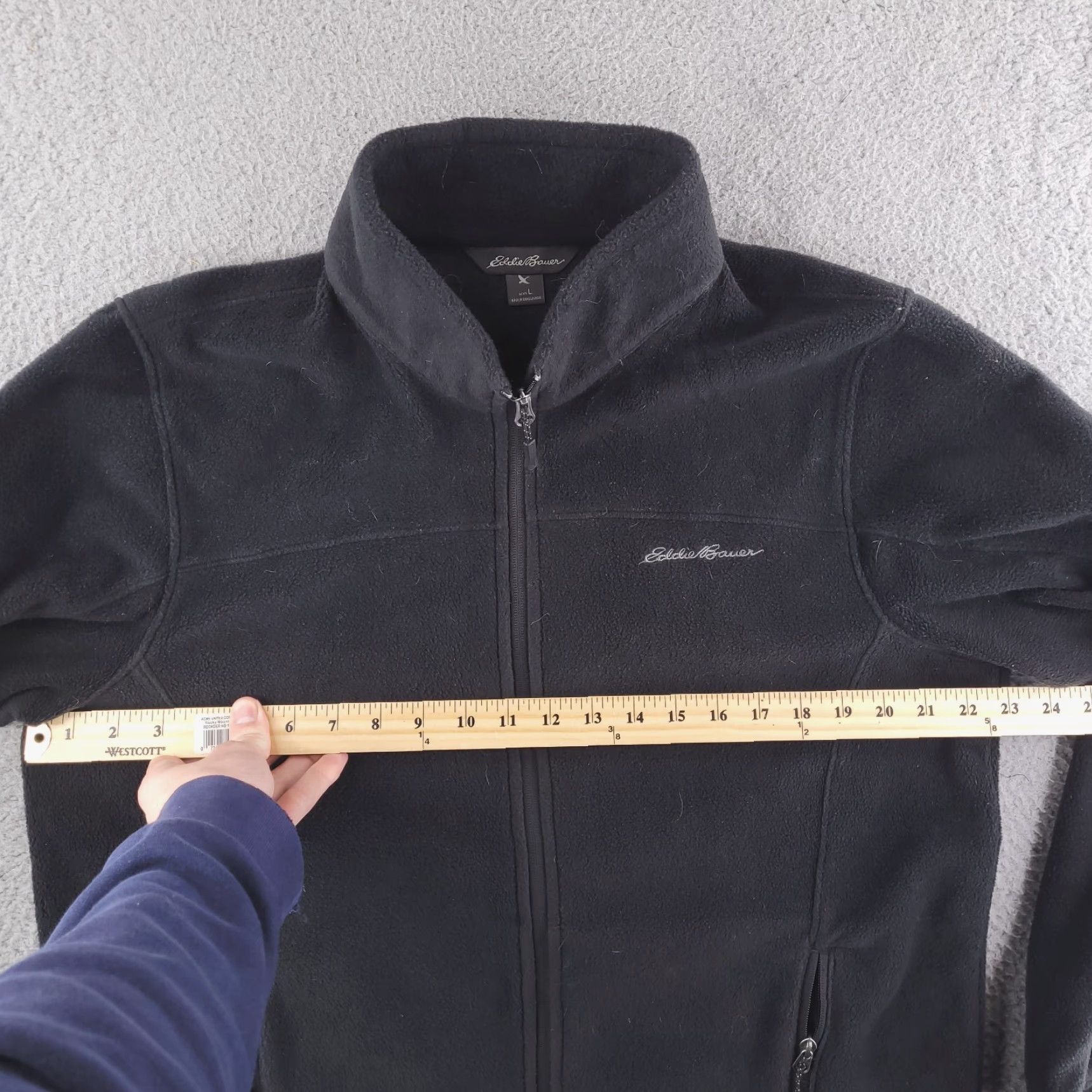 Eddie Bauer Eddie Bauer Sweater Men L Black Fleece Zip Polyester Size US L / EU 52-54 / 3 - 6 Thumbnail