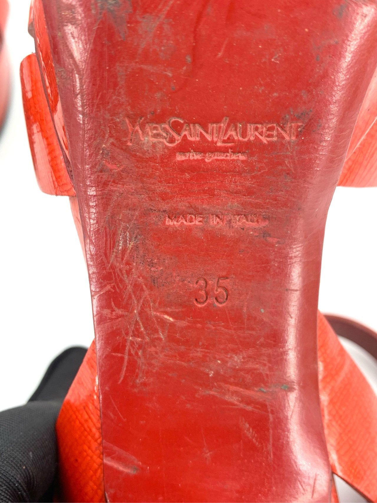 Yves Saint Laurent Yves Saint Laurent Patent Leather Platform High Heels Size US 4 / IT 34 - 6 Thumbnail