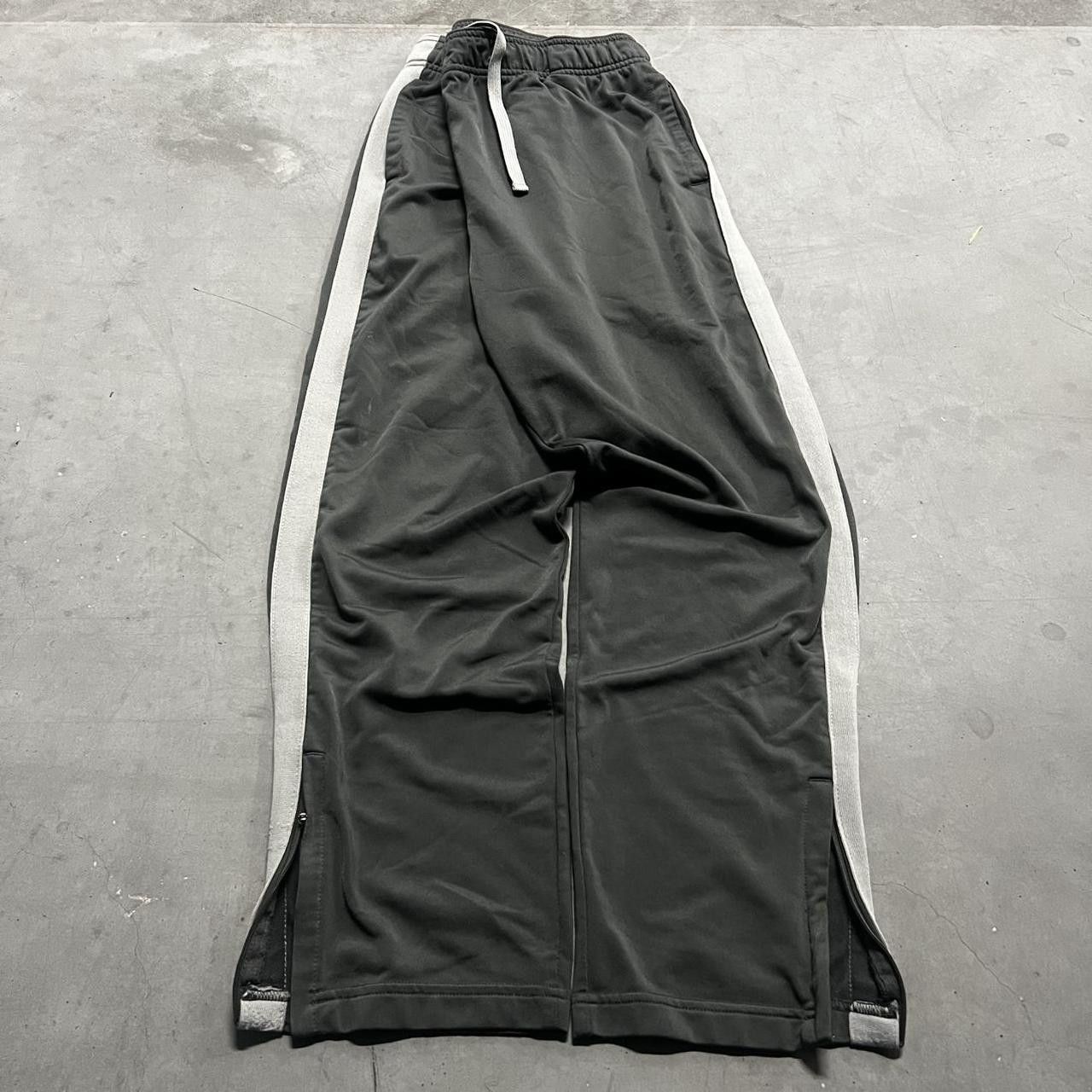 Japanese Brand × Vintage Vintage Y2K Grey Striped Track Pants! Size US 36 / EU 52 - 2 Thumbnail