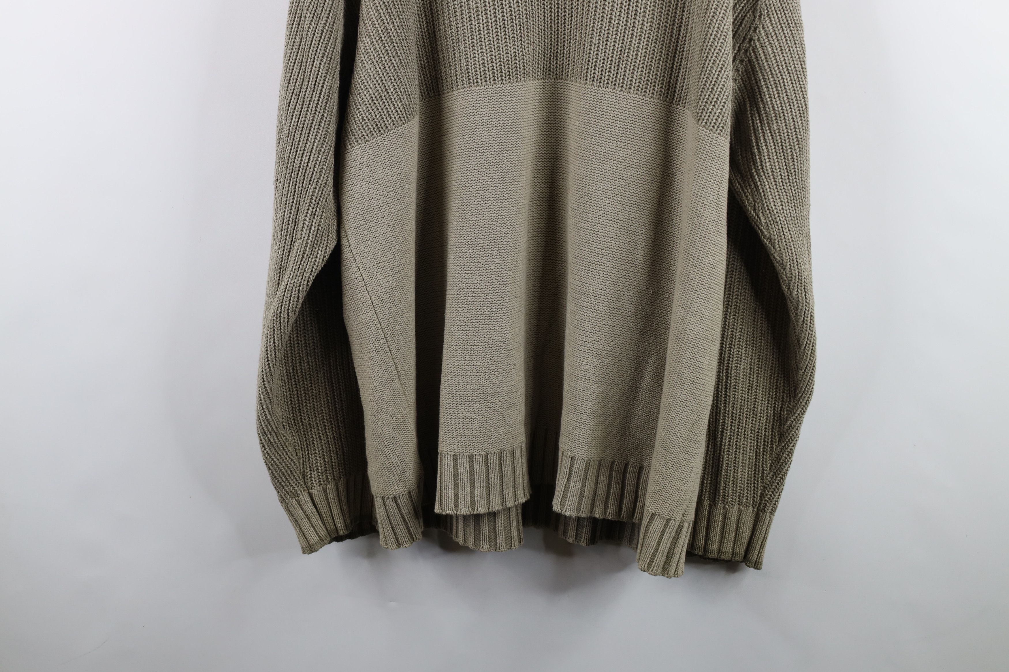 Columbia × Vintage Vintage 90s Columbia Fit Marled Ribbed Knit Sweater Beige Size US L / EU 52-54 / 3 - 11 Thumbnail