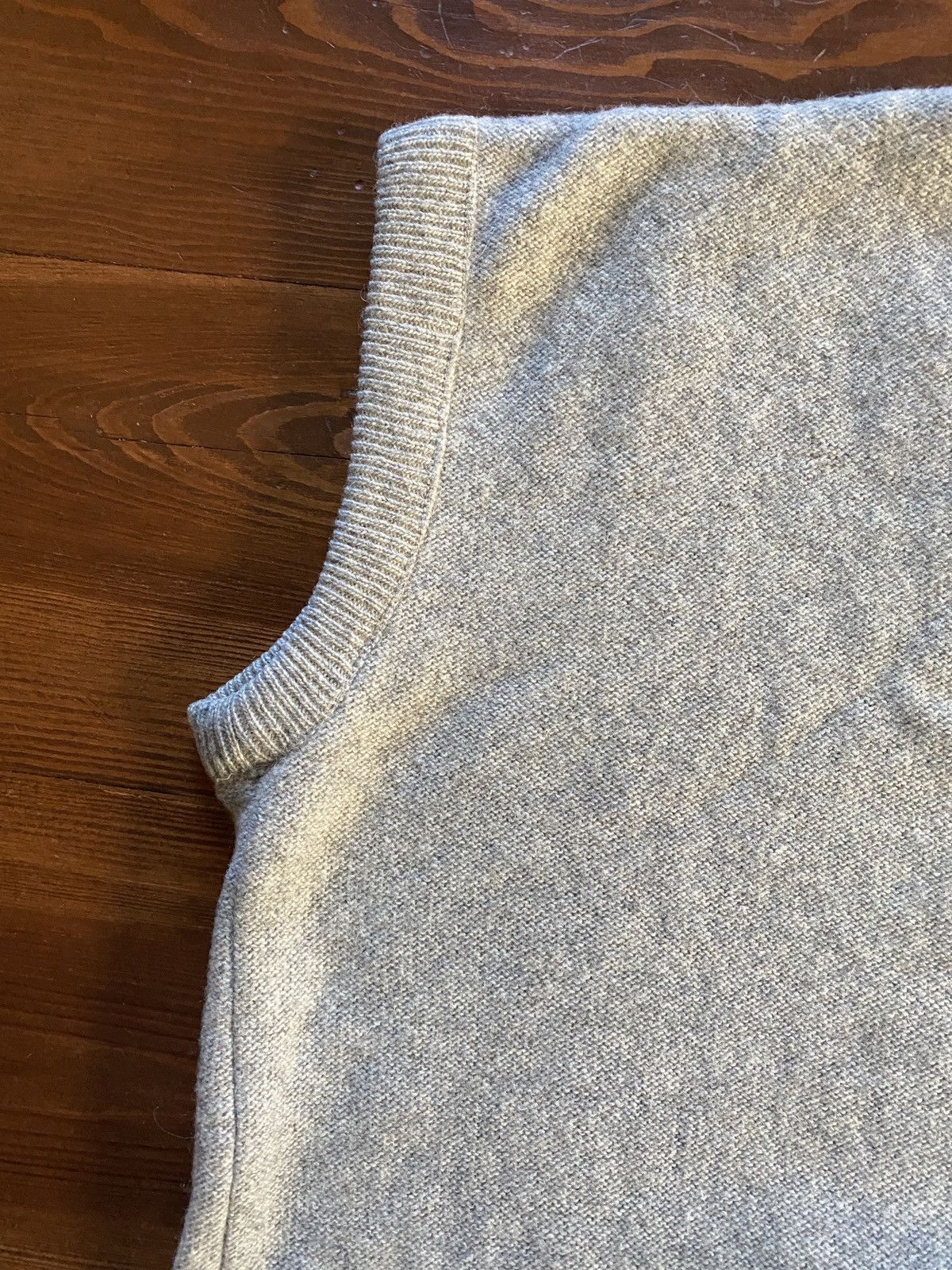 Vintage Vintage 60’s/70’s Super Angora Atam Grey Knit Sweater Vest Size US XL / EU 56 / 4 - 8 Thumbnail
