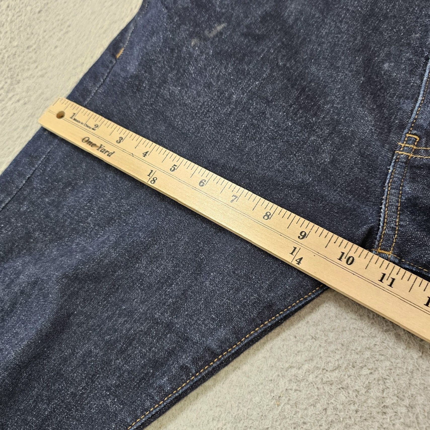 J.Crew J.Crew Flex Straight Jeans Mens 30x30 Dark Wash Denim Stretch Classic Fit Blue Cotton Blend Zip Front Pocketed Size US 30 / EU 46 - 7 Thumbnail