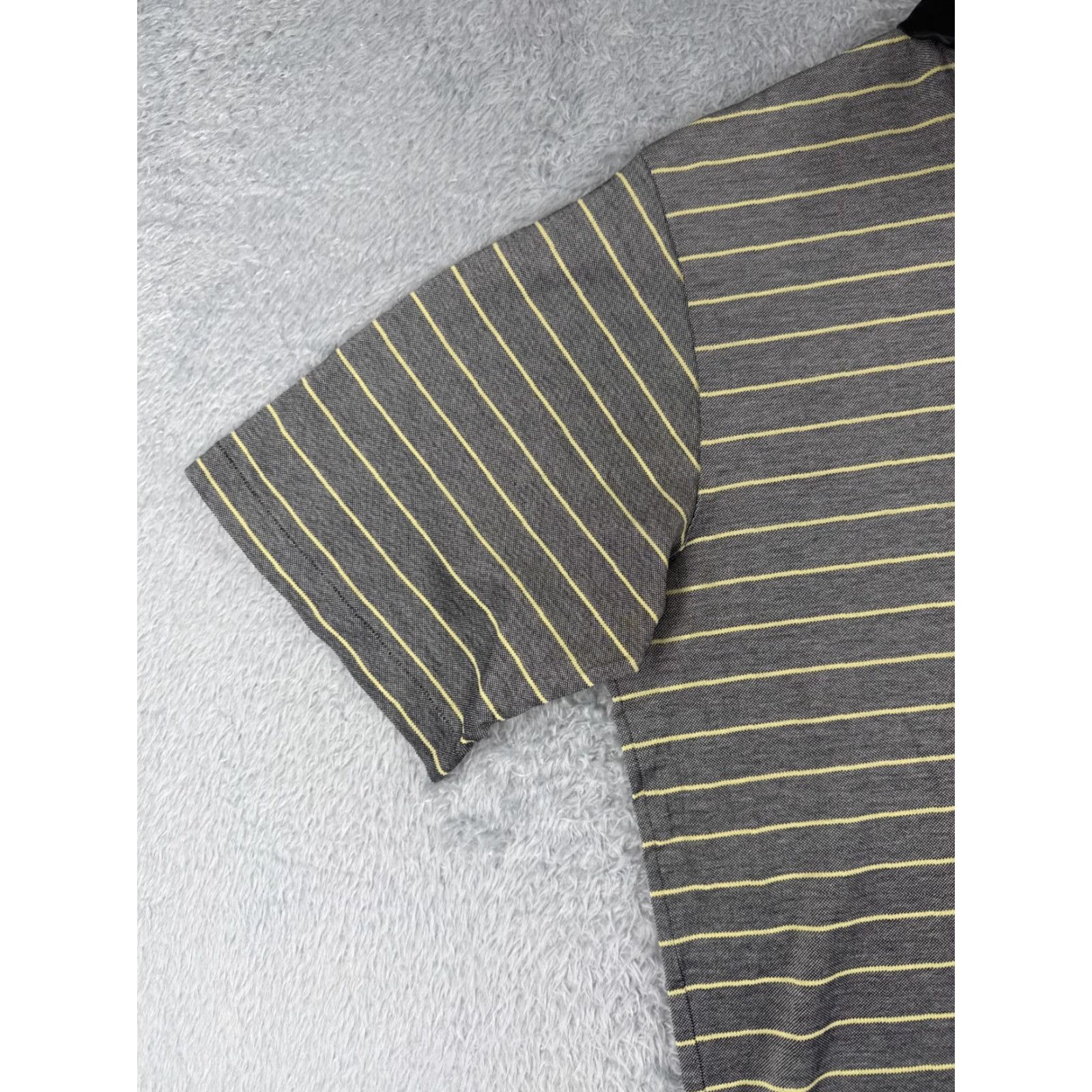 Ralph Lauren Ralph Lauren Polo Shirt Mens Large Gray Yellow Stripe Golf Polo 100% Cotton Shirt Mens Large Gray Yellow Stripe Golf Golfer 100% Cotton Size US L / EU 52-54 / 3 - 3 Thumbnail