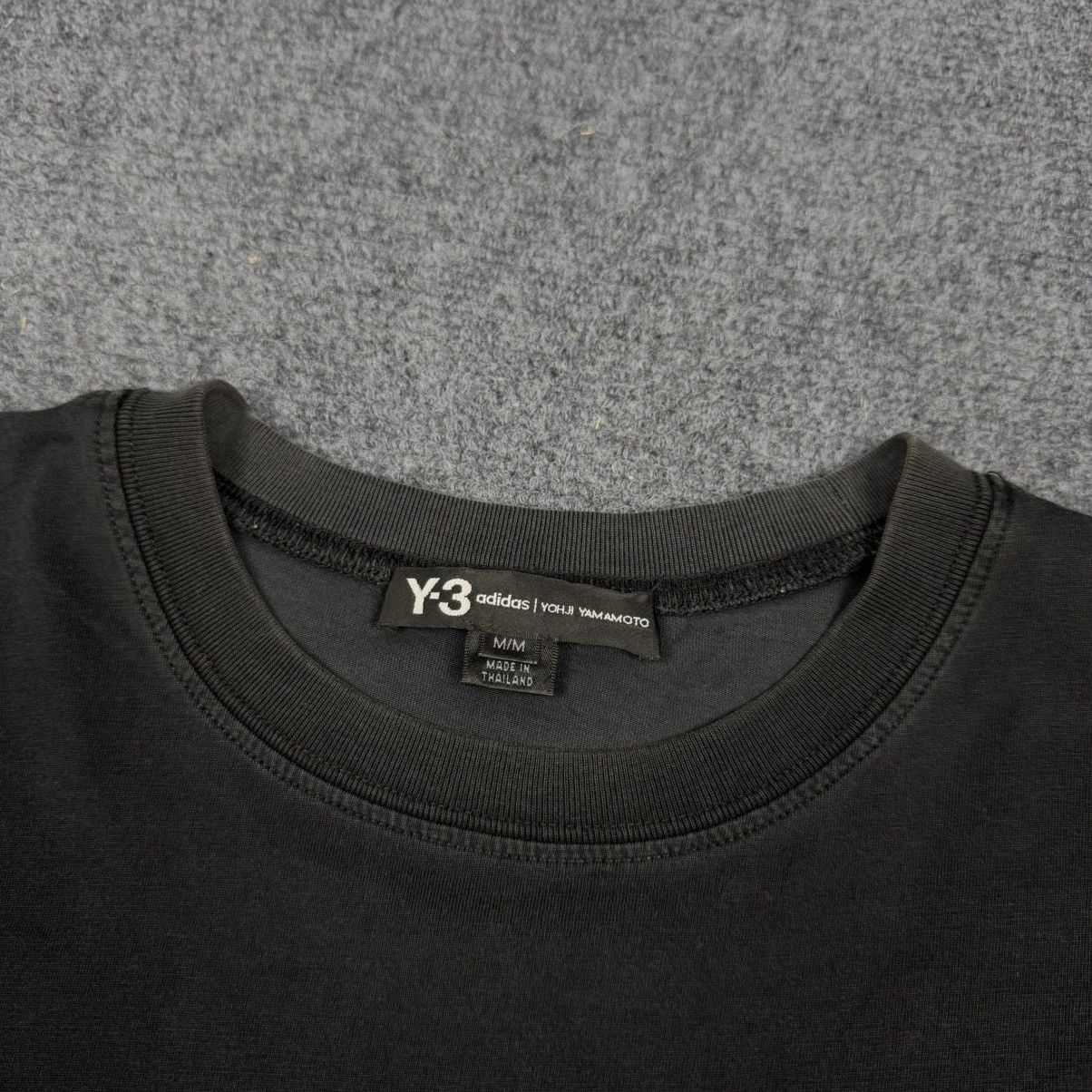 Adidas × Y-3 Y-3 Yohji Yamamoto Classic Logo Graphic T-Shirt - Black Size US M / EU 48-50 / 2 - 2 Thumbnail