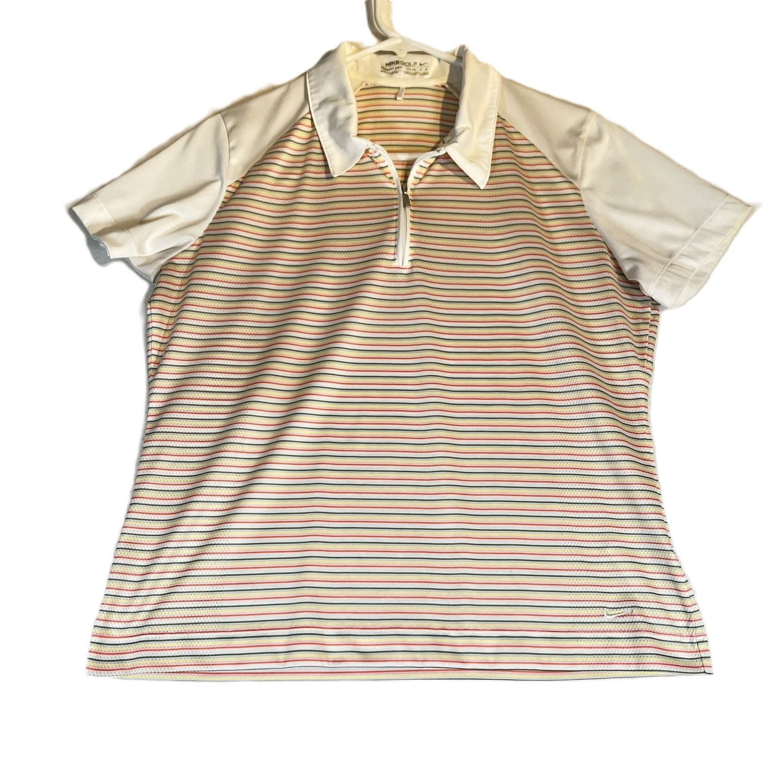 Nike Nike Golf Fit Dry 1/4 Zip Polo Woman L 12-14 Wicking Pastel Size L / US 10 / IT 46 - 1 Thumbnail