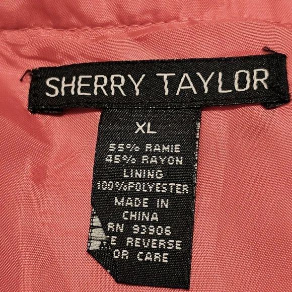 Other Sherry Taylor Coral Red A-line Swing Midi Women's Skirt Size 36" / US 14 / IT 50 - 7 Thumbnail