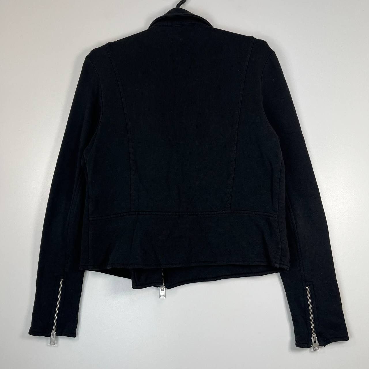 Allsaints ALLSAINTS Women’s Biker Jacket Black Zip Up Moto Size UK 10 Size M / US 6-8 / IT 42-44 - 10 Thumbnail