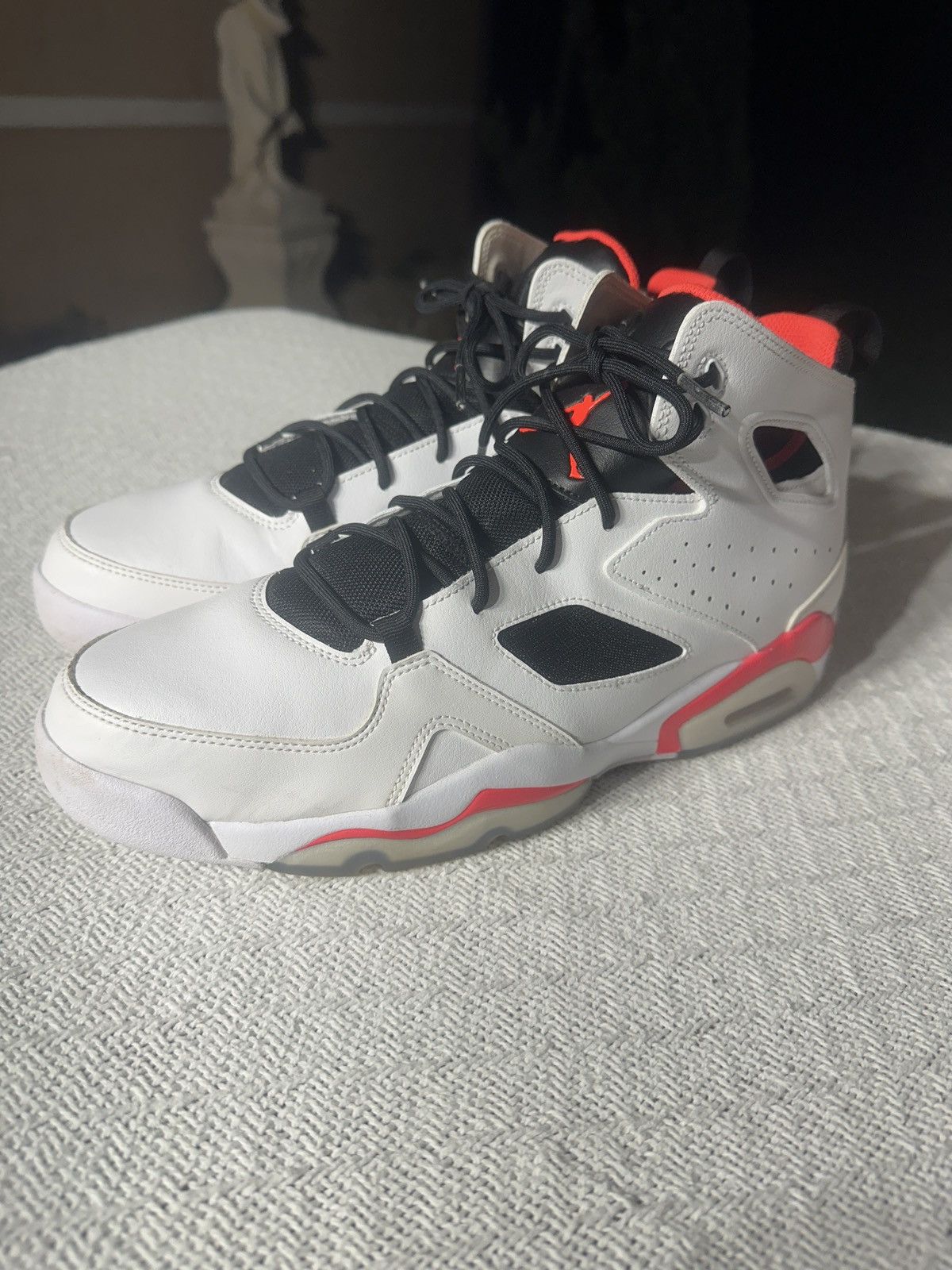Jordan Brand × Nike Jordan Flight Club 91 'White Infrared' shoes Size US 11.5 / EU 44-45 - 2 Thumbnail