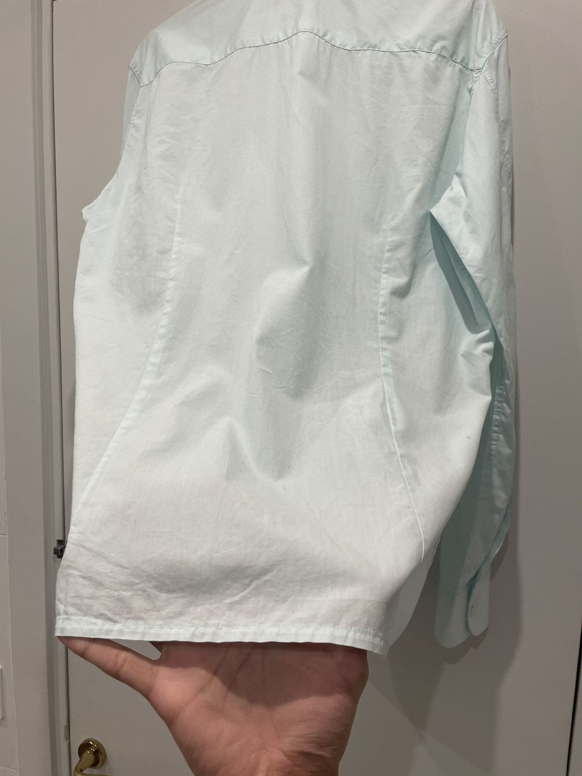 Raf Simons 1990s Anatomical Pleated Military Cotton Shirt Size US L / EU 52-54 / 3 - 7 Thumbnail