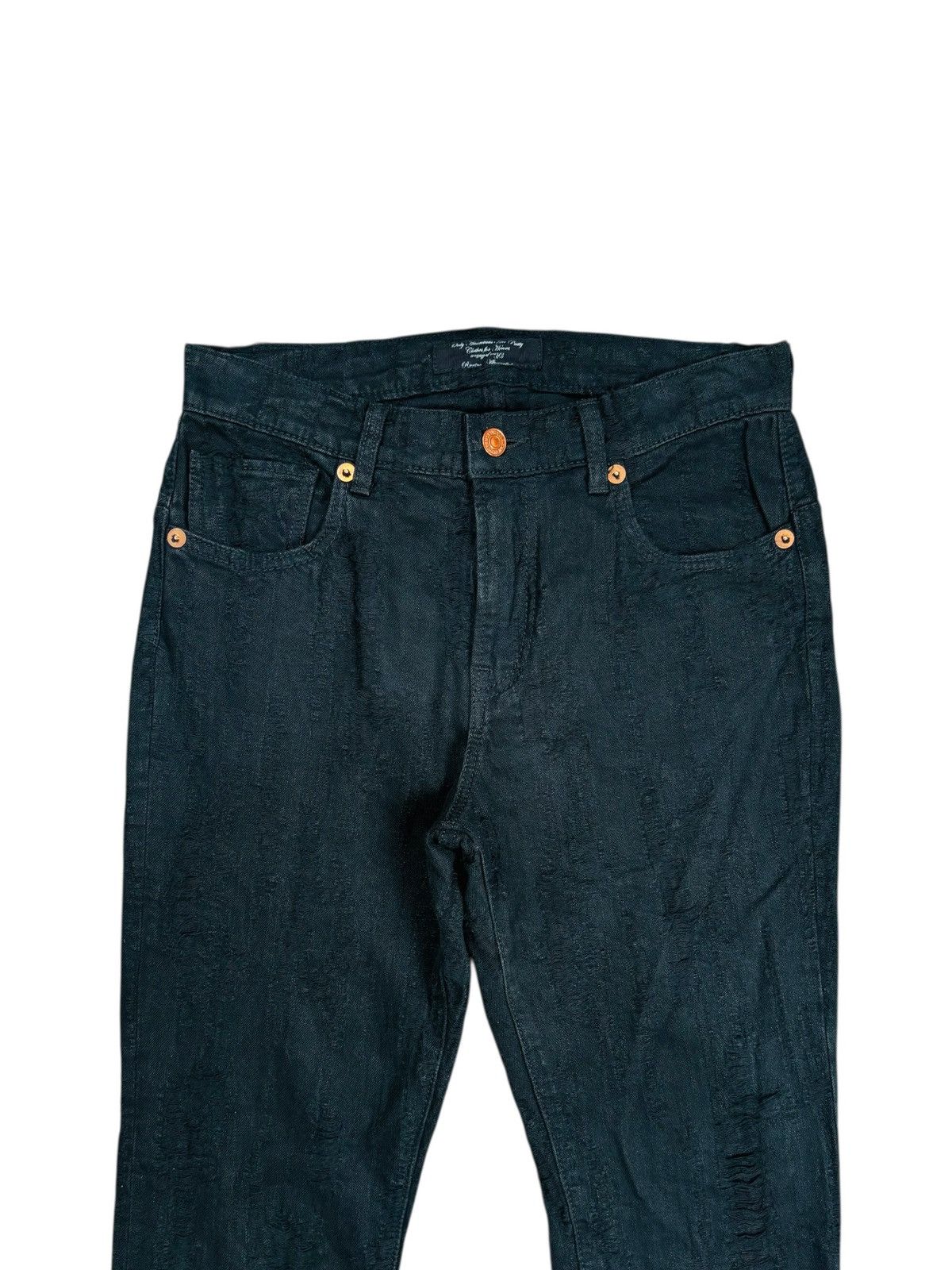 KMRii 2000s RNA INC - Crust Punk Denim Pants Size US 29 - 4 Thumbnail