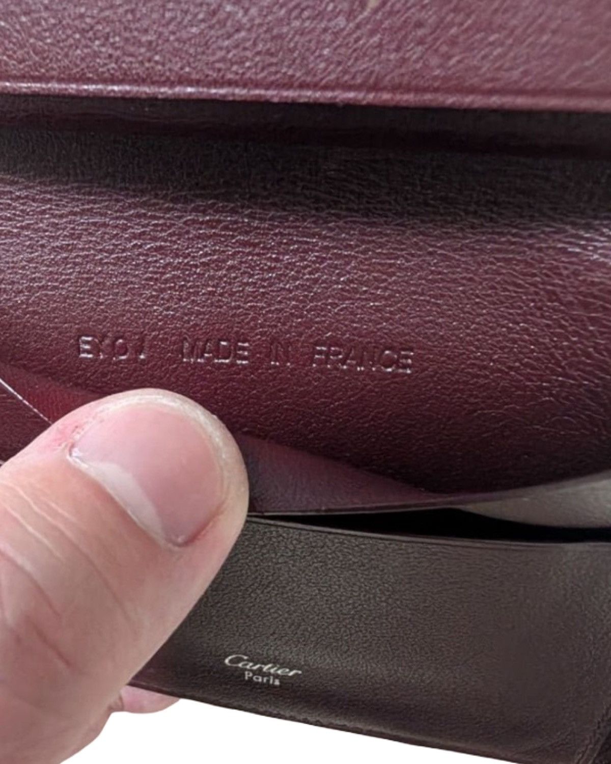 Cartier 🔥RARE🔥 Cartier Leather Wallet Size ONE SIZE - 6 Thumbnail