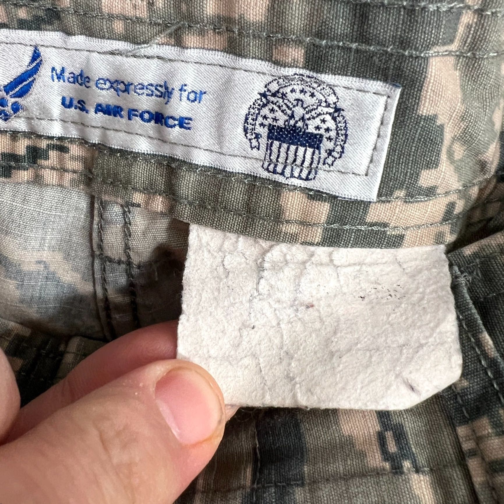 Vintage USAF Desert Digital Camo Pants 29x24 Green Tiger Stripe Cargo Jogger BDU DSCP Size US 29 - 7 Thumbnail
