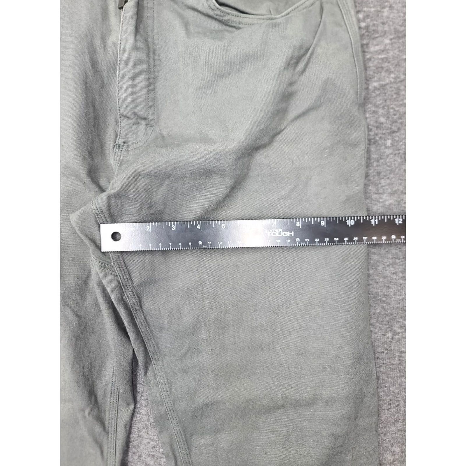 CO Duluth Trading Co Flex Fire Hose Pants Grey Work Canvas Mens 36x30 Relaxed Fit 5-Pocket Cargo Pocket Canvas Cotton Spandex Workwear Size US 36 / EU 52 - 7 Thumbnail