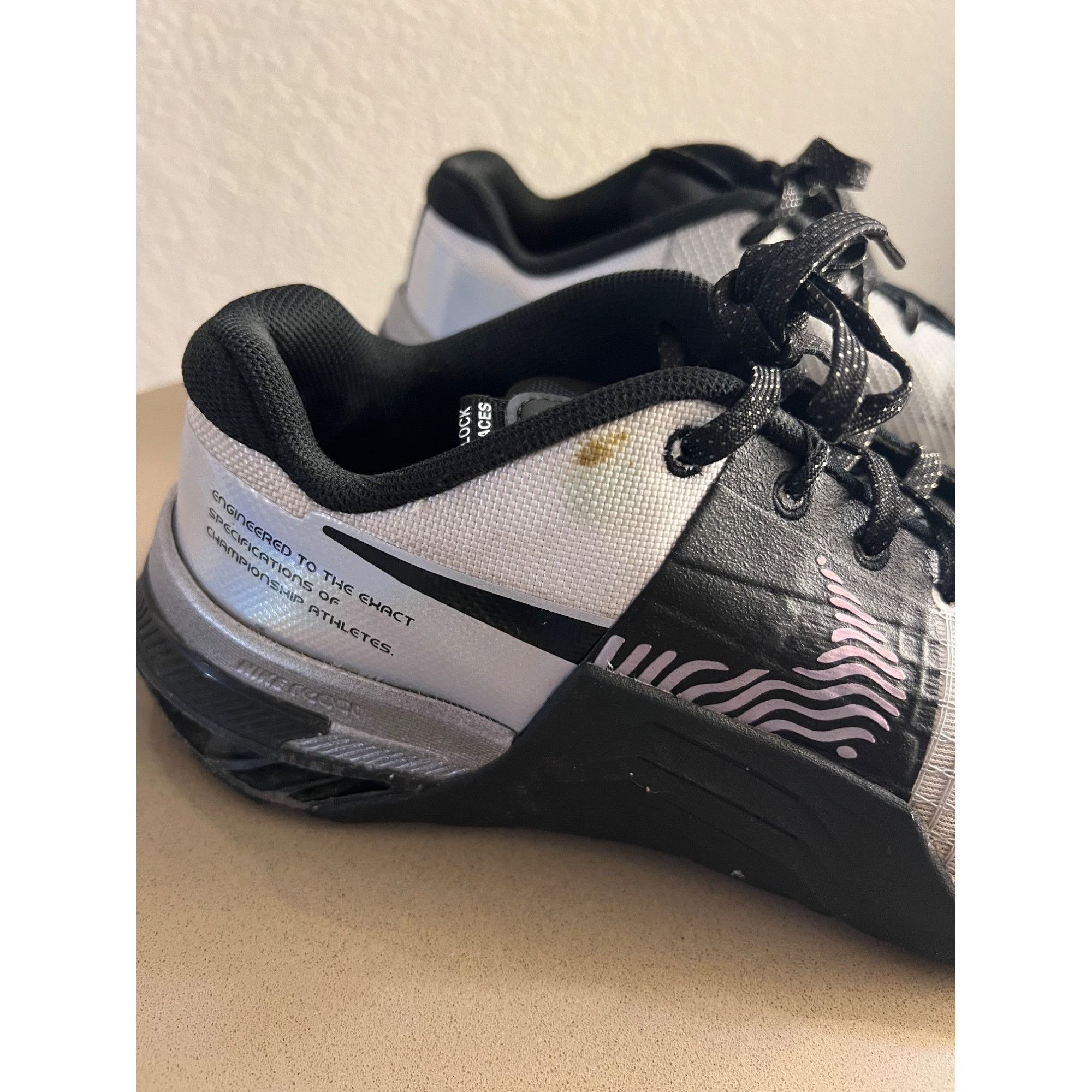 Nike Nike Metcon 8 Premium 'White Black Iridescent' Womens Shoes Size US 10 / IT 40 - 3 Thumbnail