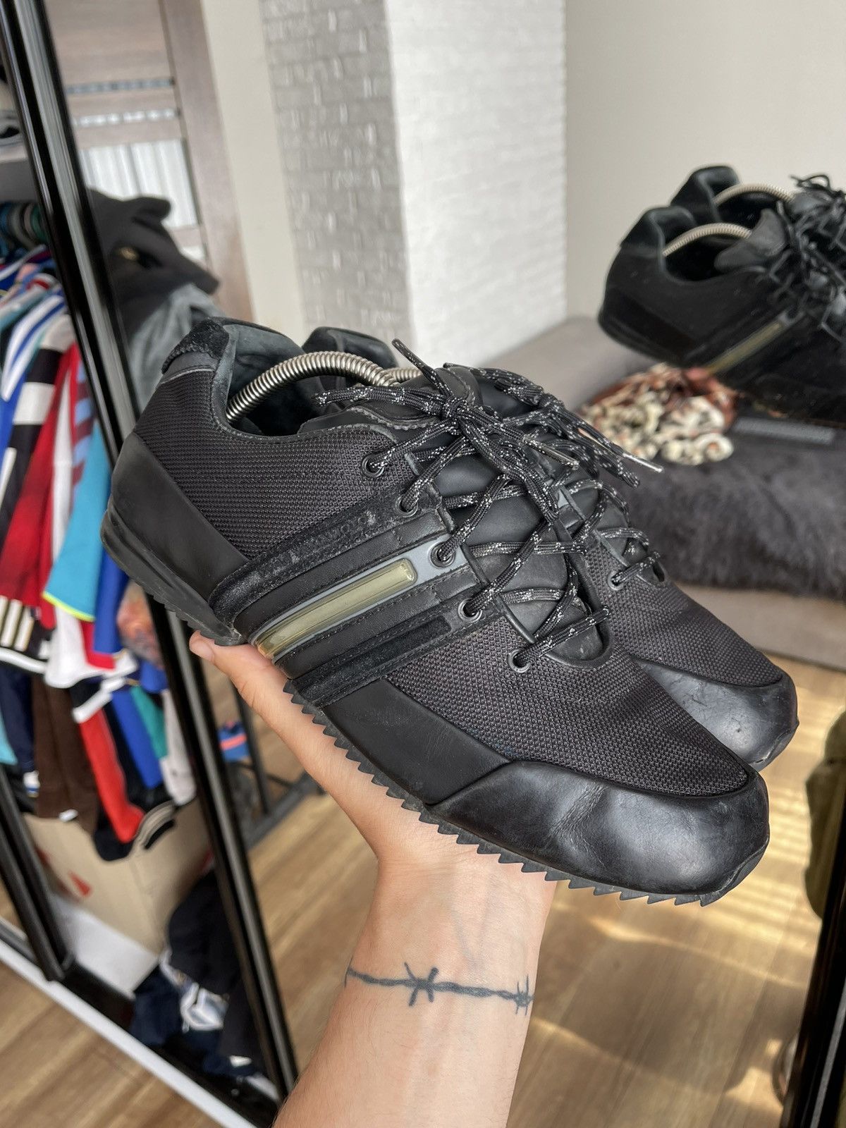 Adidas Adidas Sprint Core Black Y-3 Shoes Vintage Size US 9.5 / EU 42-43 - 4 Thumbnail