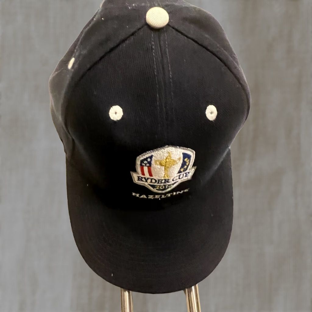 Vintage Ryder Cup Golf Hat 2016 Ahead Men Adjustable Gray Hat Size ONE SIZE - 1 Thumbnail