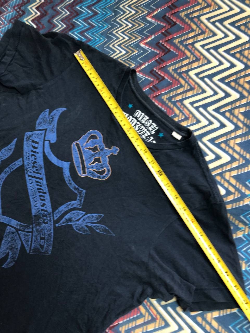 Diesel × Vintage Diesel Rising Sun Punk Grunge Graphic Tee Streetwear Vintage Size US S / EU 44-46 / 1 - 8 Thumbnail