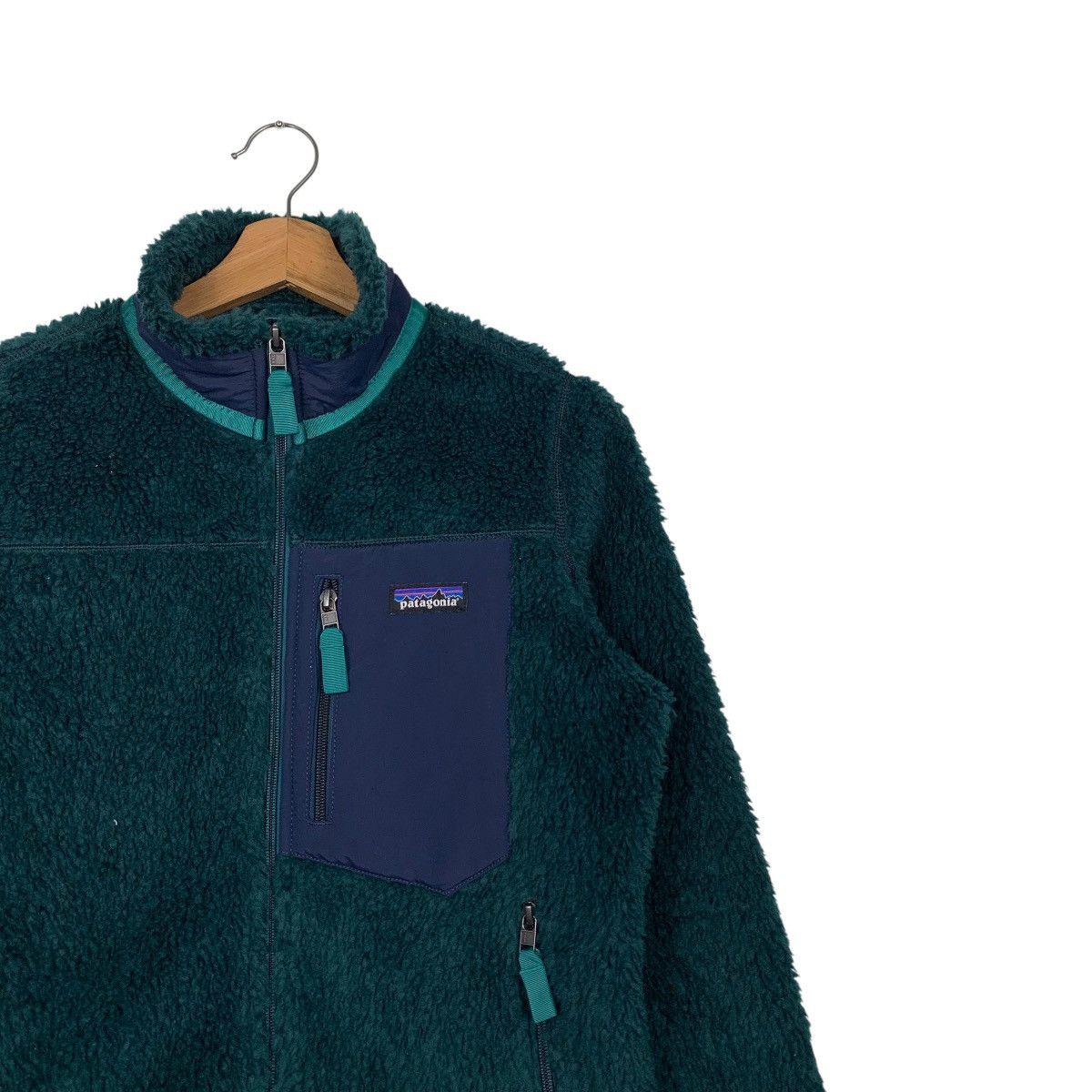 Patagonia PATAGONIA Deep Pile Turtleneck Green Fleece Jacket 2465-C111 Size US S / EU 44-46 / 1 - 3 Thumbnail