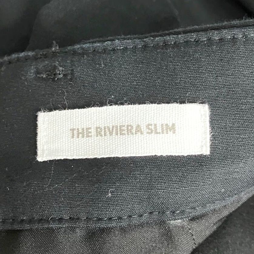 Loft LOFT Womens Pants Black The Riviera SlimMid Rise Curvy Cotton Blend Stretch 6 Dress Pants Office Workwear Size 28" / US 6 / IT 42 - 6 Thumbnail