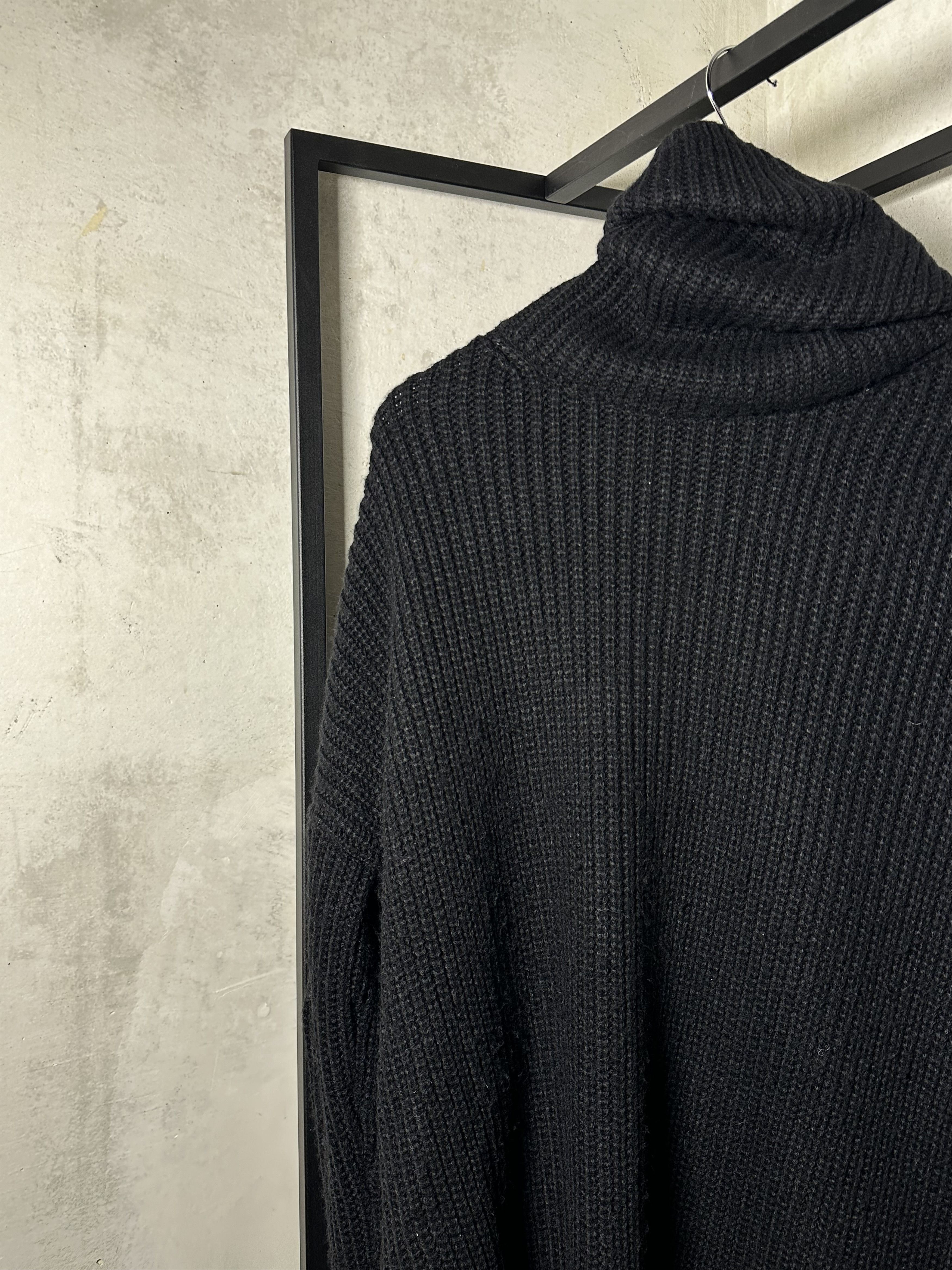Handmade Custom Ordered Wool Turtleneck Sweater Size US XL / EU 56 / 4 - 3 Thumbnail