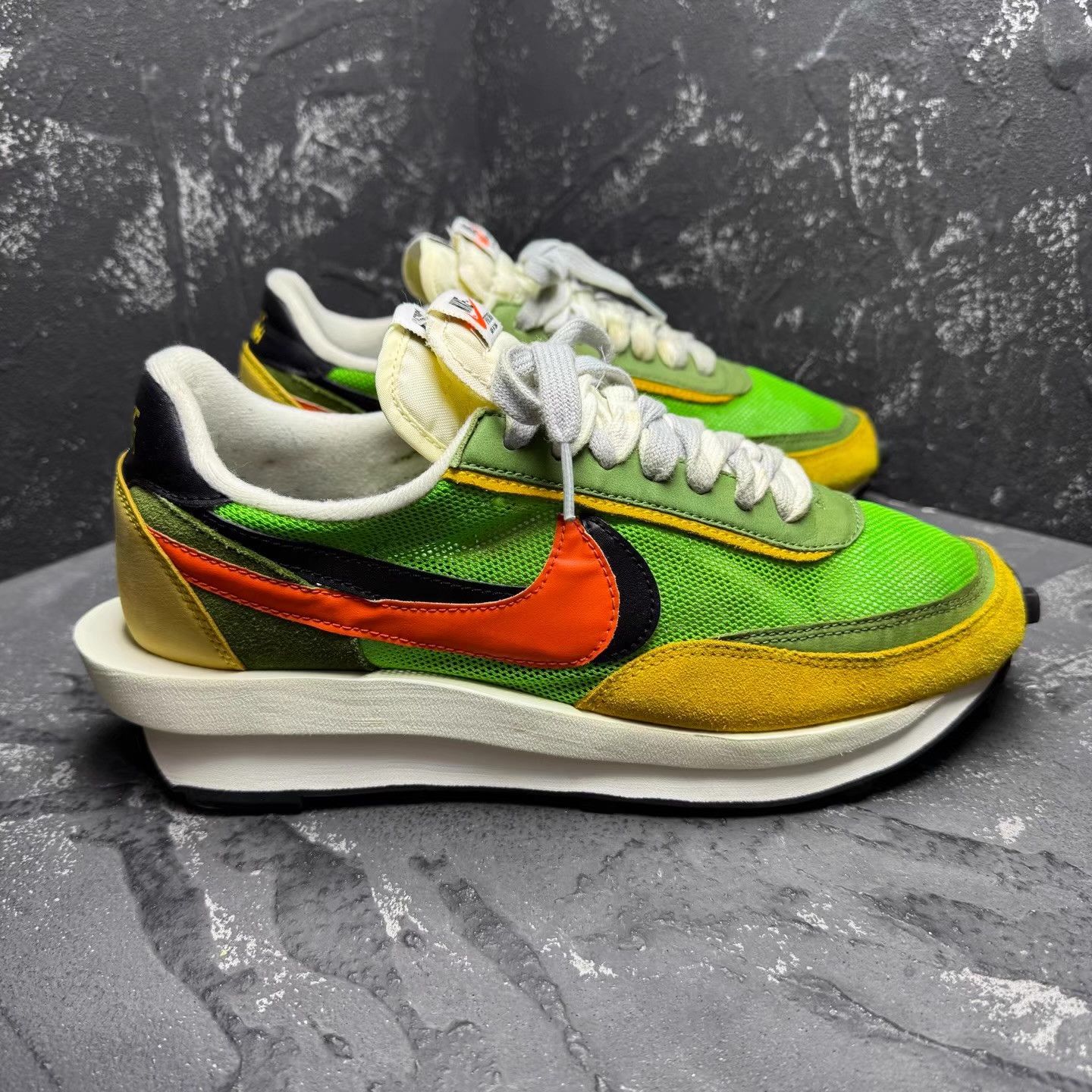 Nike Sacai x Nike Yellow Green 1.0 Q10 Size US 9.5 / EU 42-43 - 6 Thumbnail