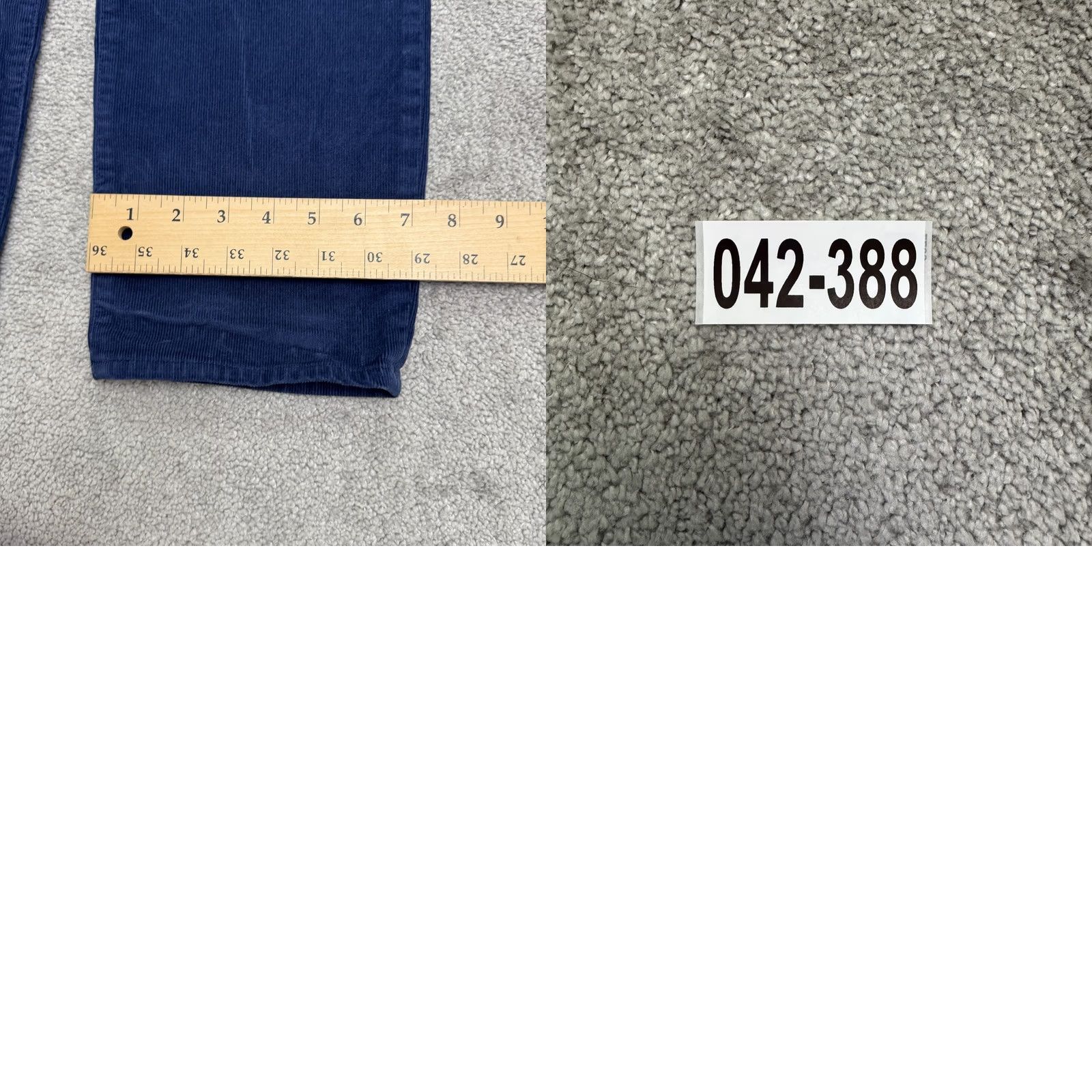 J.Crew J.Crew 1040 Athletic Fit Straight Corduroy Pants High Rise Womens 30 Navy Blue Size 30" / US 8 / IT 44 - 9 Thumbnail