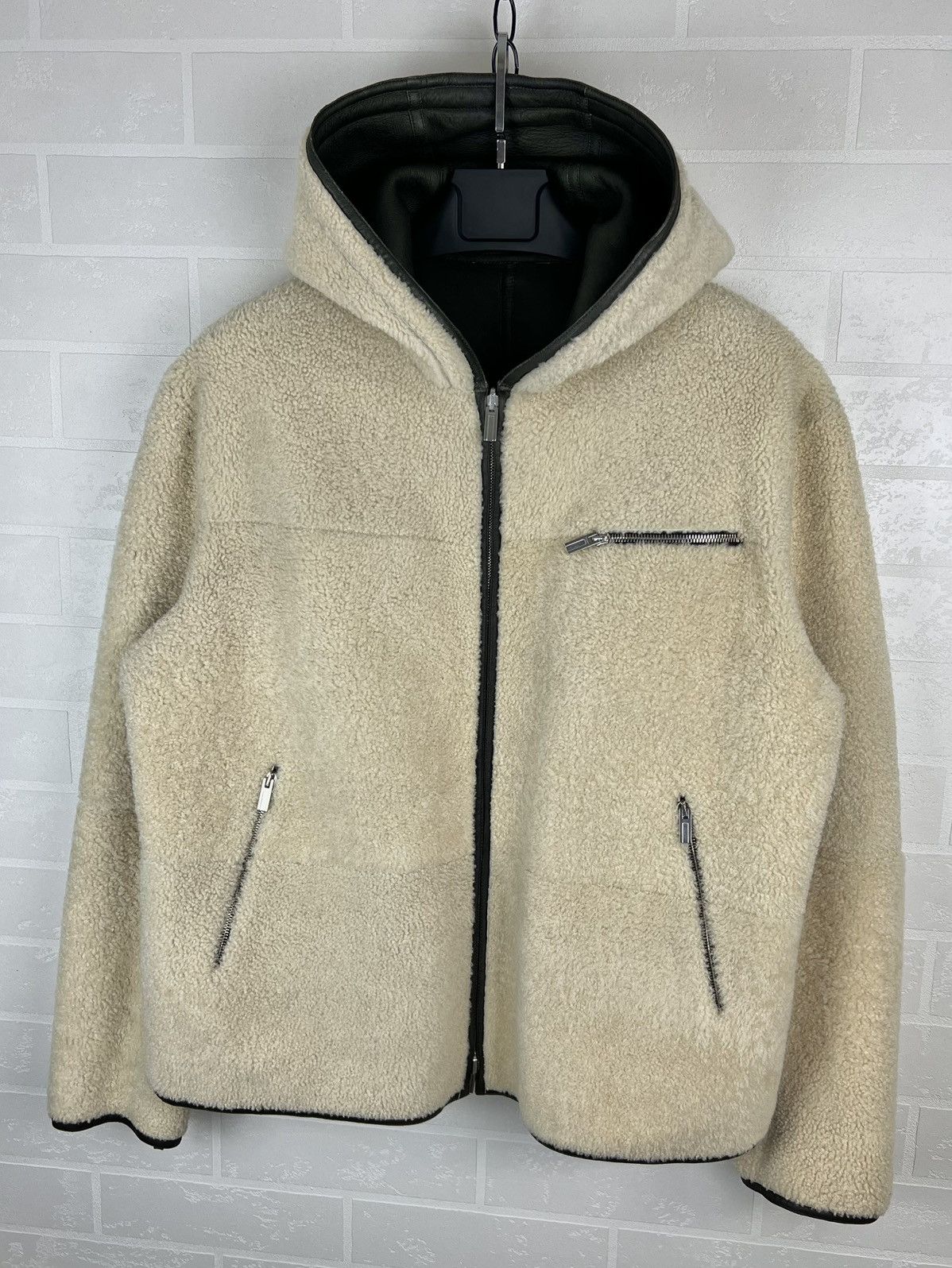 Hermes HERMES Jacket Leather Reversible Lambskin Sheepskin Men’s Size US XL / EU 56 / 4 - 21 Thumbnail