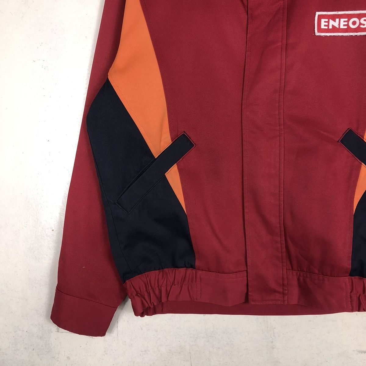 Japanese Brand 📌VINTAGE RACING WORKER JACKET ENEOS BIG LOGO SPELL OUT Size US M / EU 48-50 / 2 - 6 Thumbnail