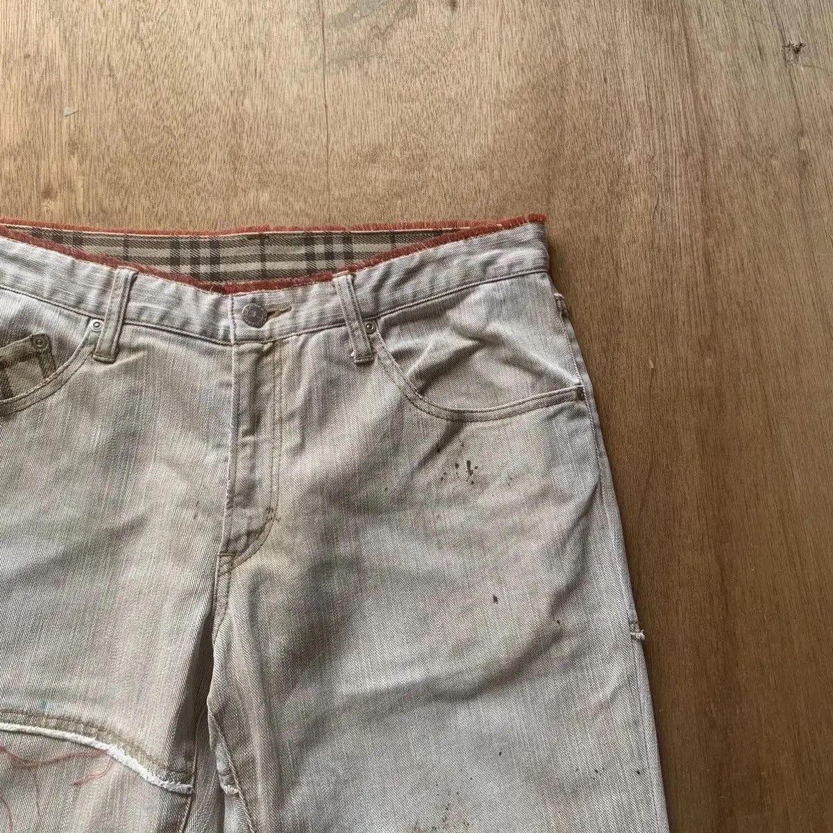 Burberry RUSTY DIRTY ‼️ BURBERRY x BLUE LABEL JEANS DESIGNERS PANTS Size US 32 / EU 48 - 4 Thumbnail