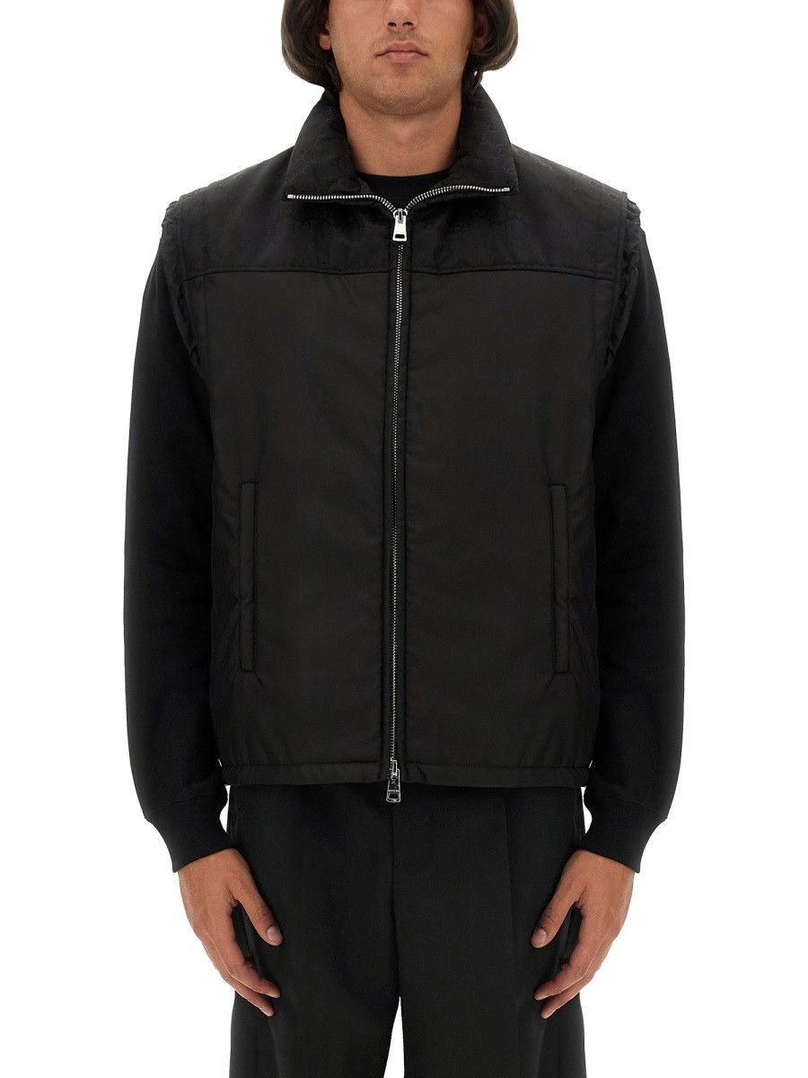 Gucci GUCCI NYLON GG VEST - BLACK (IT 48) Size US M / EU 48-50 / 2 - 1 Thumbnail
