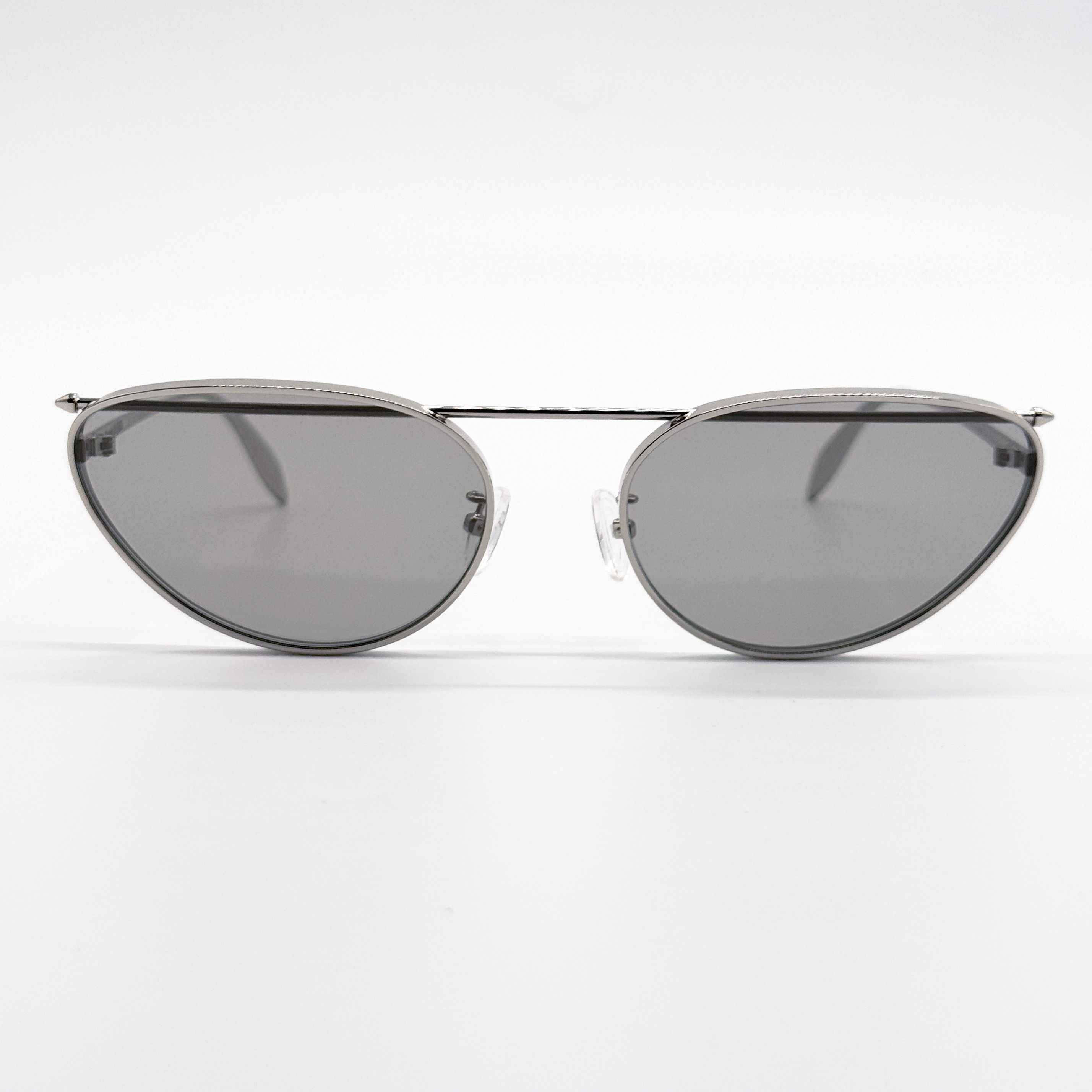 Alexander McQueen NEW ALEXANDER MCQUEEN AM0424S 004 SILVER WOMAN SUNGLASSES Size ONE SIZE - 6 Thumbnail