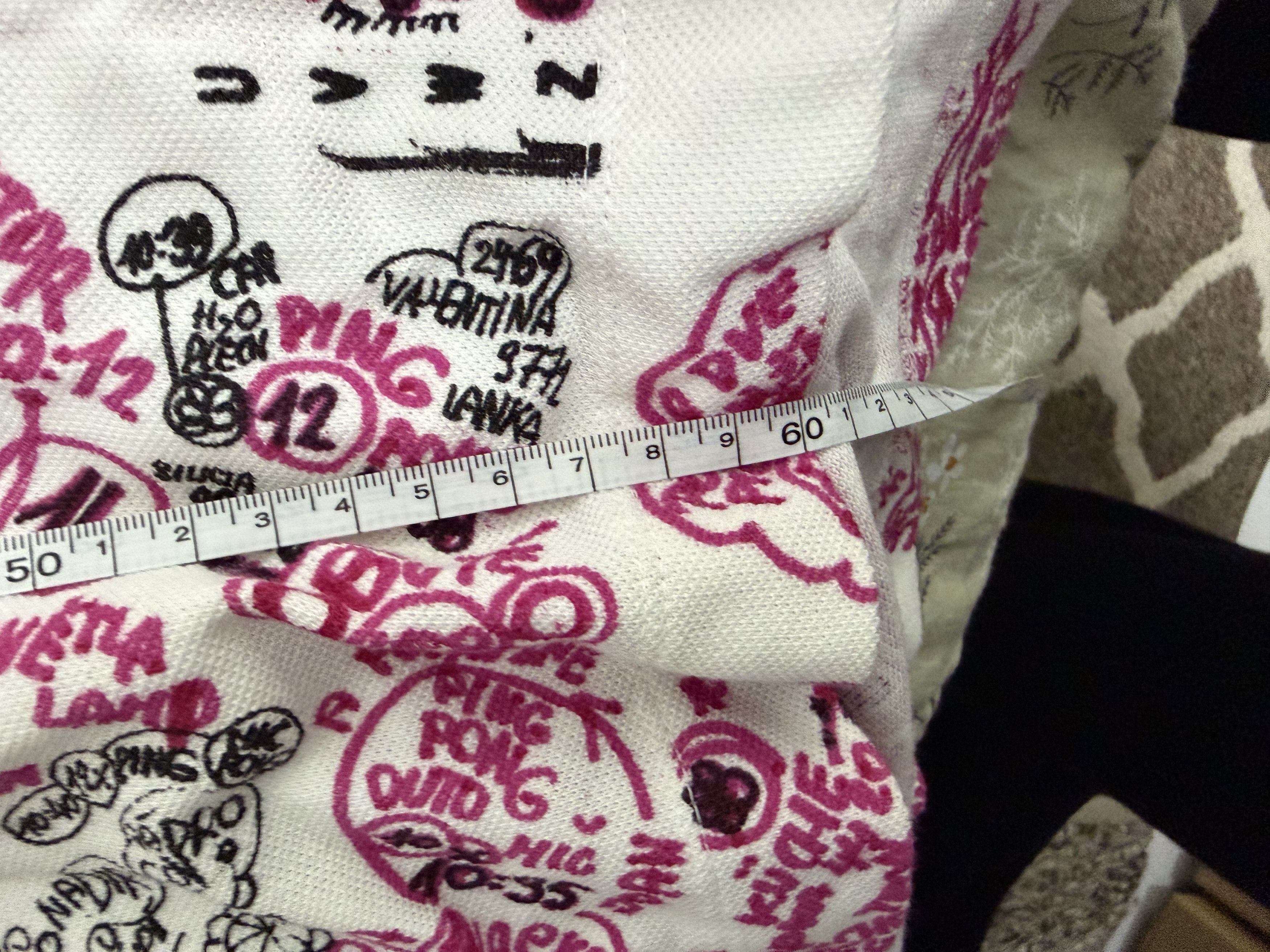 Comme des Garcons Comme des Garçons Graffiti Print Short-Sleeve Polo Shirt Size US S / EU 44-46 / 1 - 5 Thumbnail