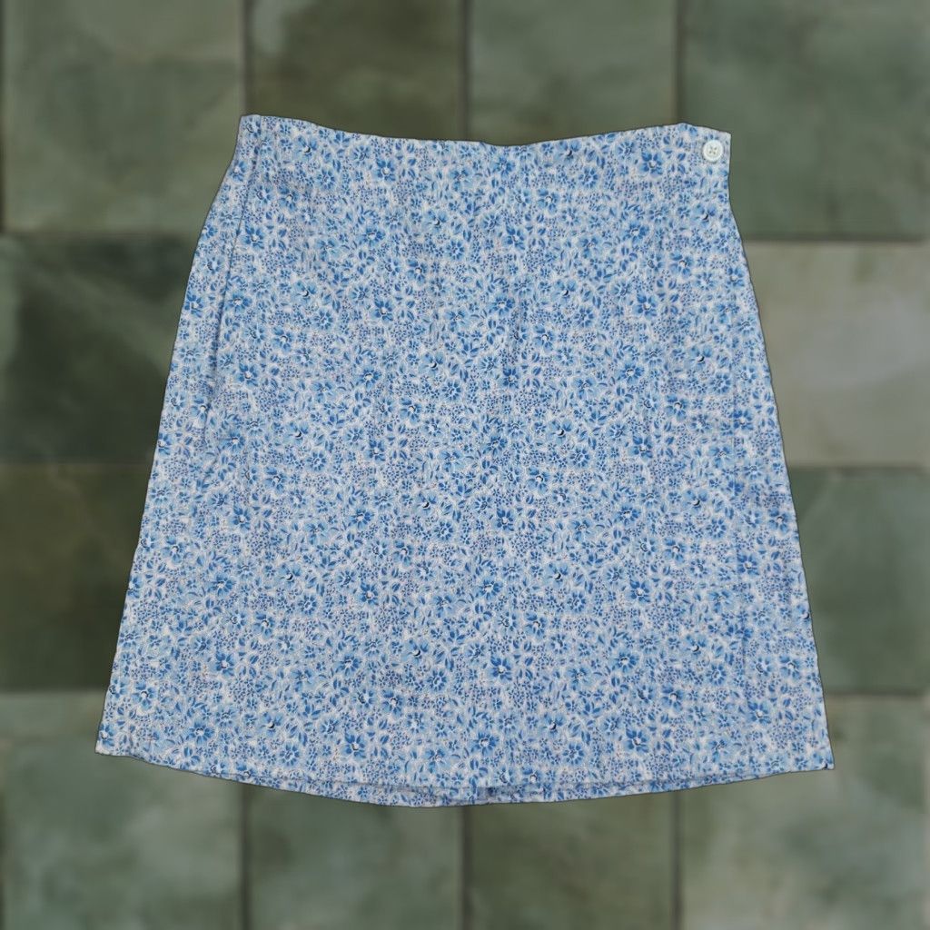 Ralph Lauren Ralph Lauren Golf Skort Womens 2 Blue Floral Faux Wrap Stretch Outdoor Size 26" / US 2 / IT 38 - 1 Thumbnail