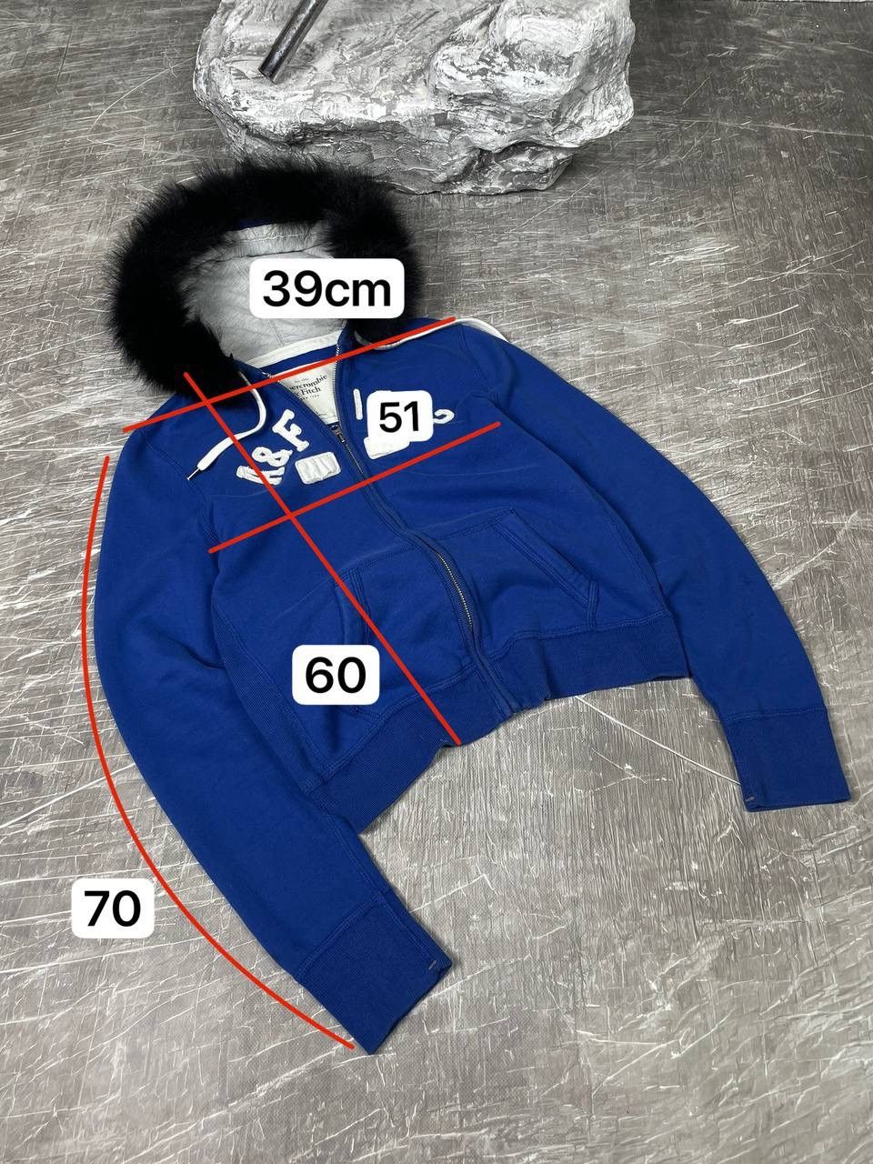 Abercrombie & Fitch × If Six Was Nine × Japanese Brand Abercrombie and Fitch Y2K Vintage Fur Hoodie Hysteric Style Size US M / EU 48-50 / 2 - 10 Thumbnail