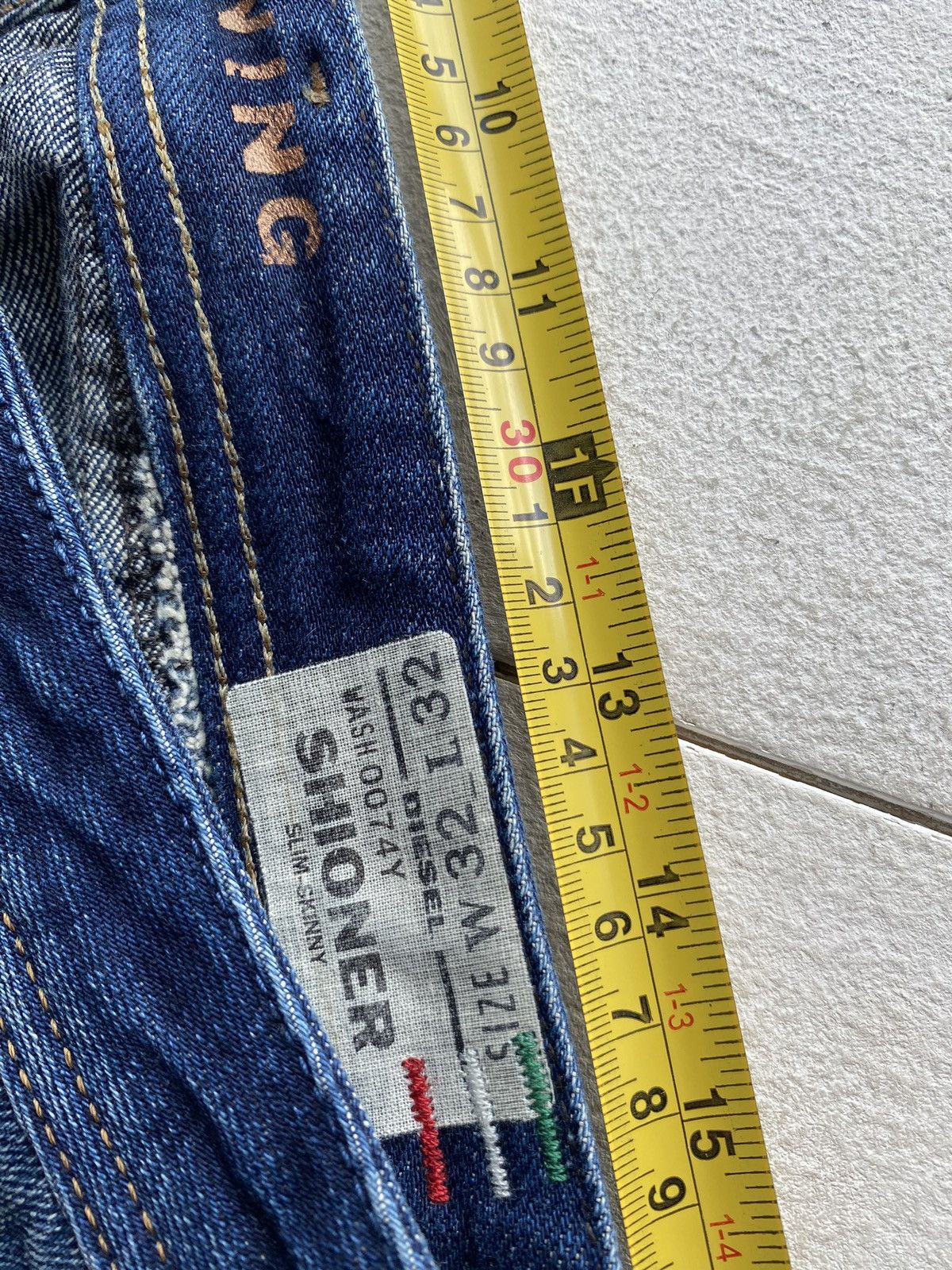 Diesel × Vintage 🔥Opium Diesel Punk Mens Gothic Emo Distressed Jeans Rare Size US 32 / EU 48 - 6 Thumbnail