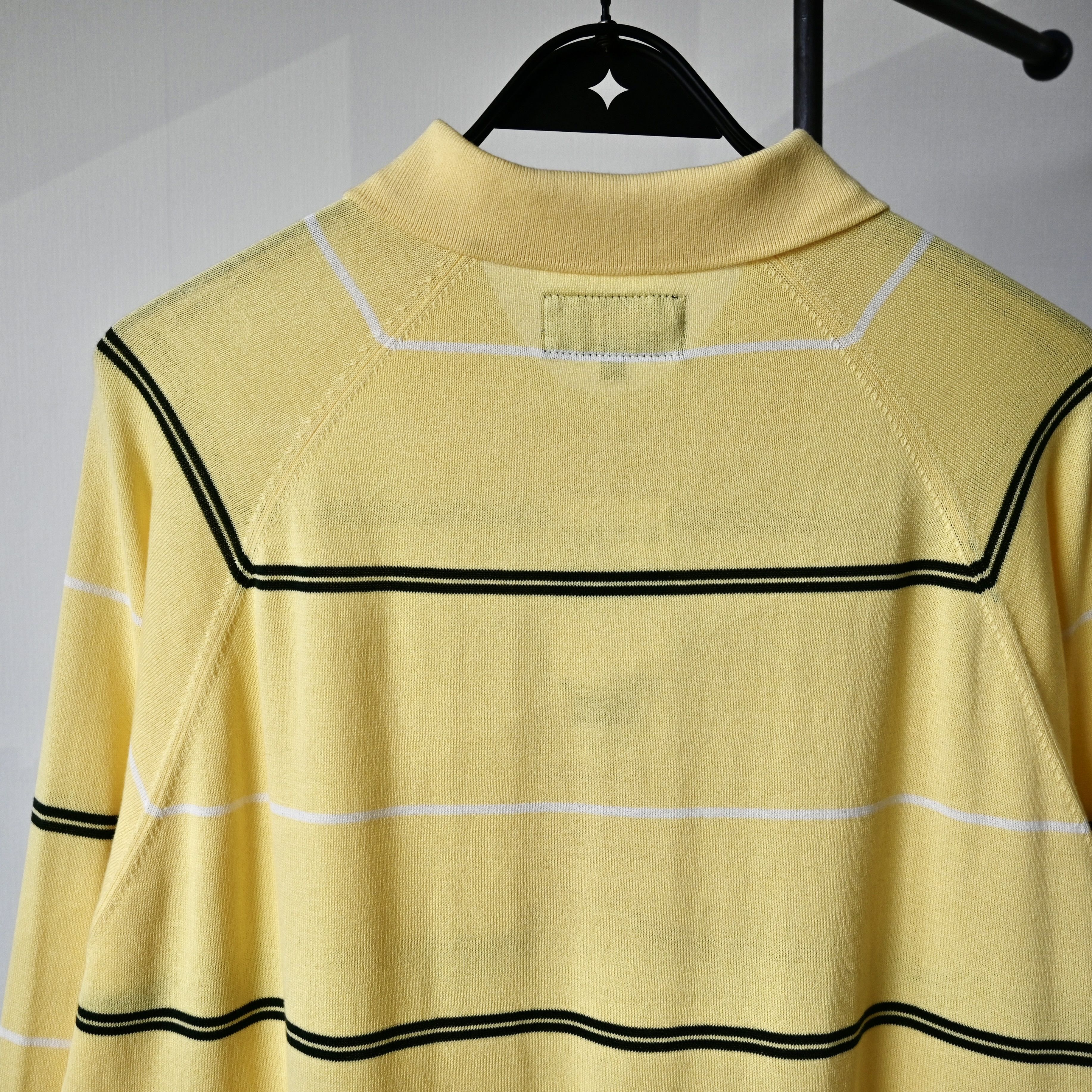 Beams Plus UNUSED, BEAMS Plus striped cotton knit polo Size US L / EU 52-54 / 3 - 6 Thumbnail