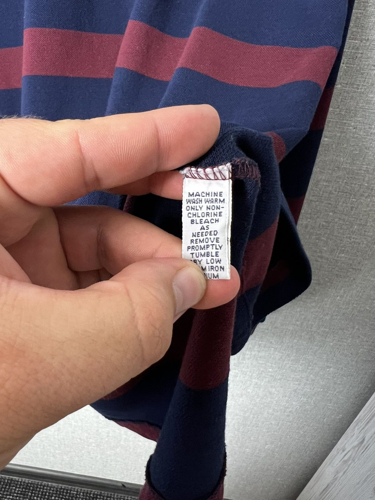 Polo Ralph Lauren Vintage Ralph Lauren Golf Striped Rugby Polo Long Sleeve Size US XL / EU 56 / 4 - 13 Thumbnail