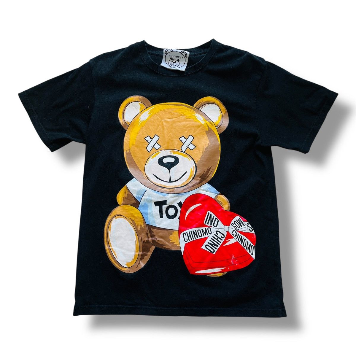 Moschino Moschino Couture Golden Bear Love TShirt Size M Size US M / EU 48-50 / 2 - 1 Thumbnail