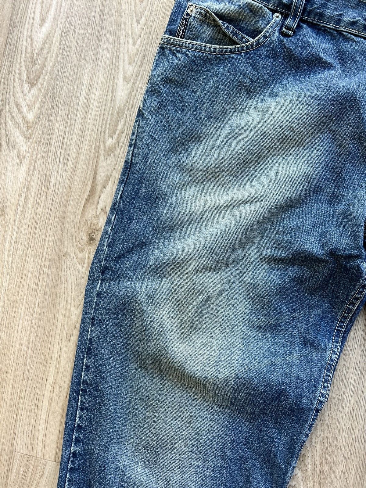 Armani × Vintage Vintage Armani Indigo Jeans Size US 44 / EU 60 - 10 Thumbnail