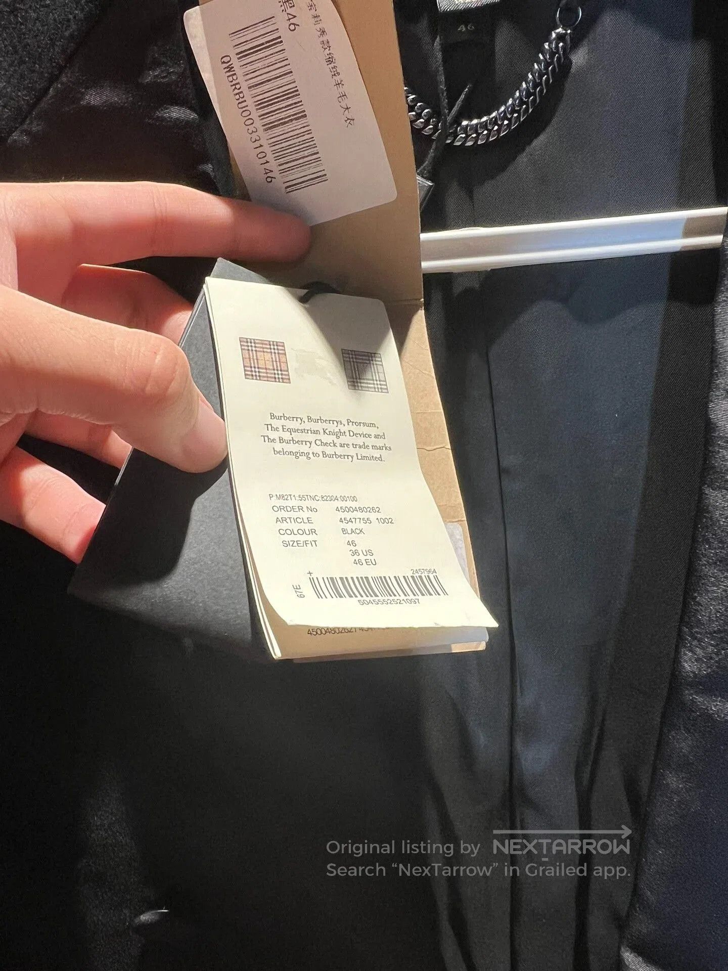 Burberry burberry tailcoat new stunning magician style. Size US L / EU 52-54 / 3 - 5 Thumbnail